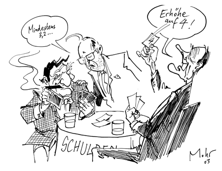 Schulden-Poker