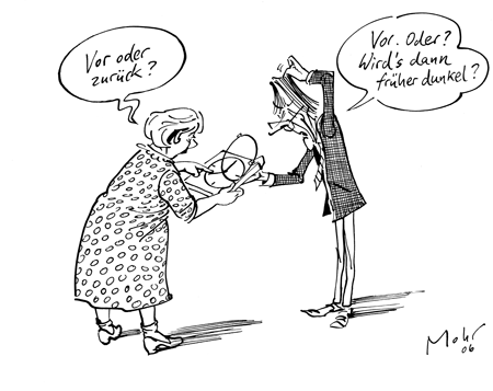 Winterzeit: die Koalitionskrise dauert an.