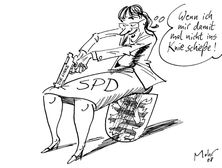 Frau Ypsilanti knallt durch