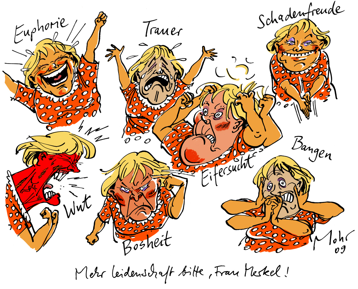 Mehr Leidenschaft bitte, Frau Merkel!