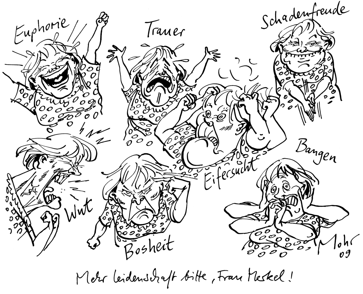 Mehr Leidenschaft bitte, Frau Merkel!