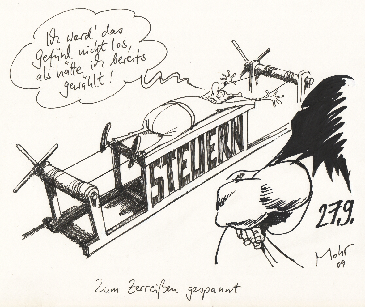 Zum Zerreißen gespannt