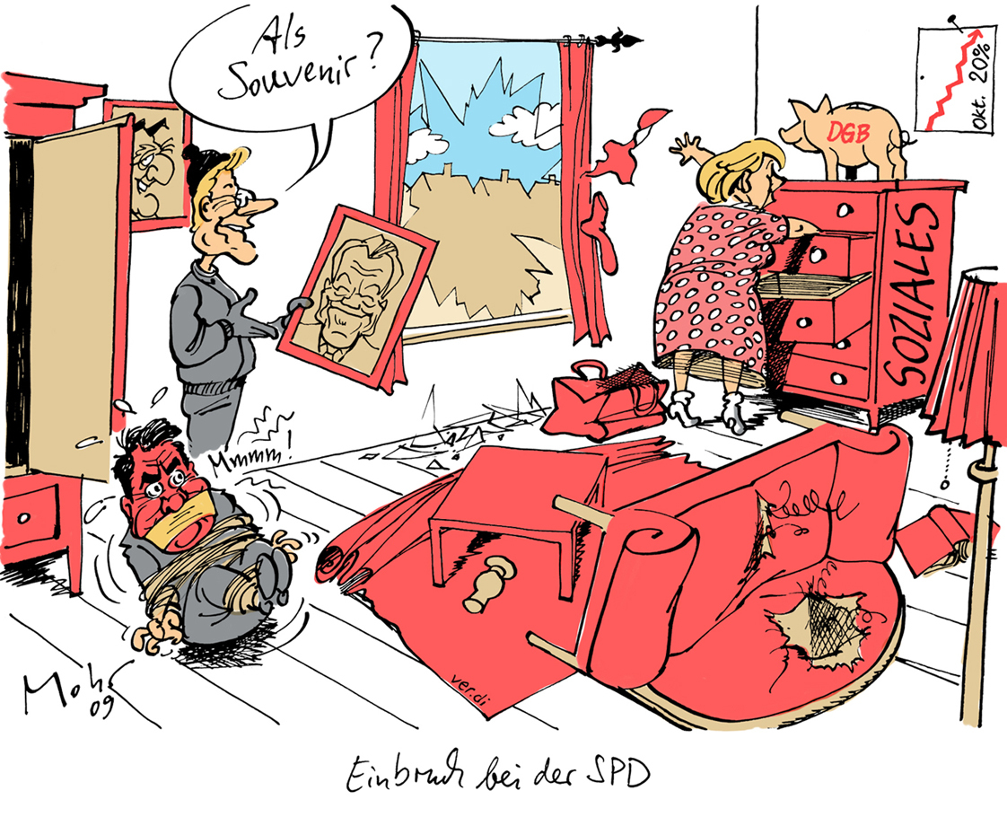 Einbruch bei der SPD