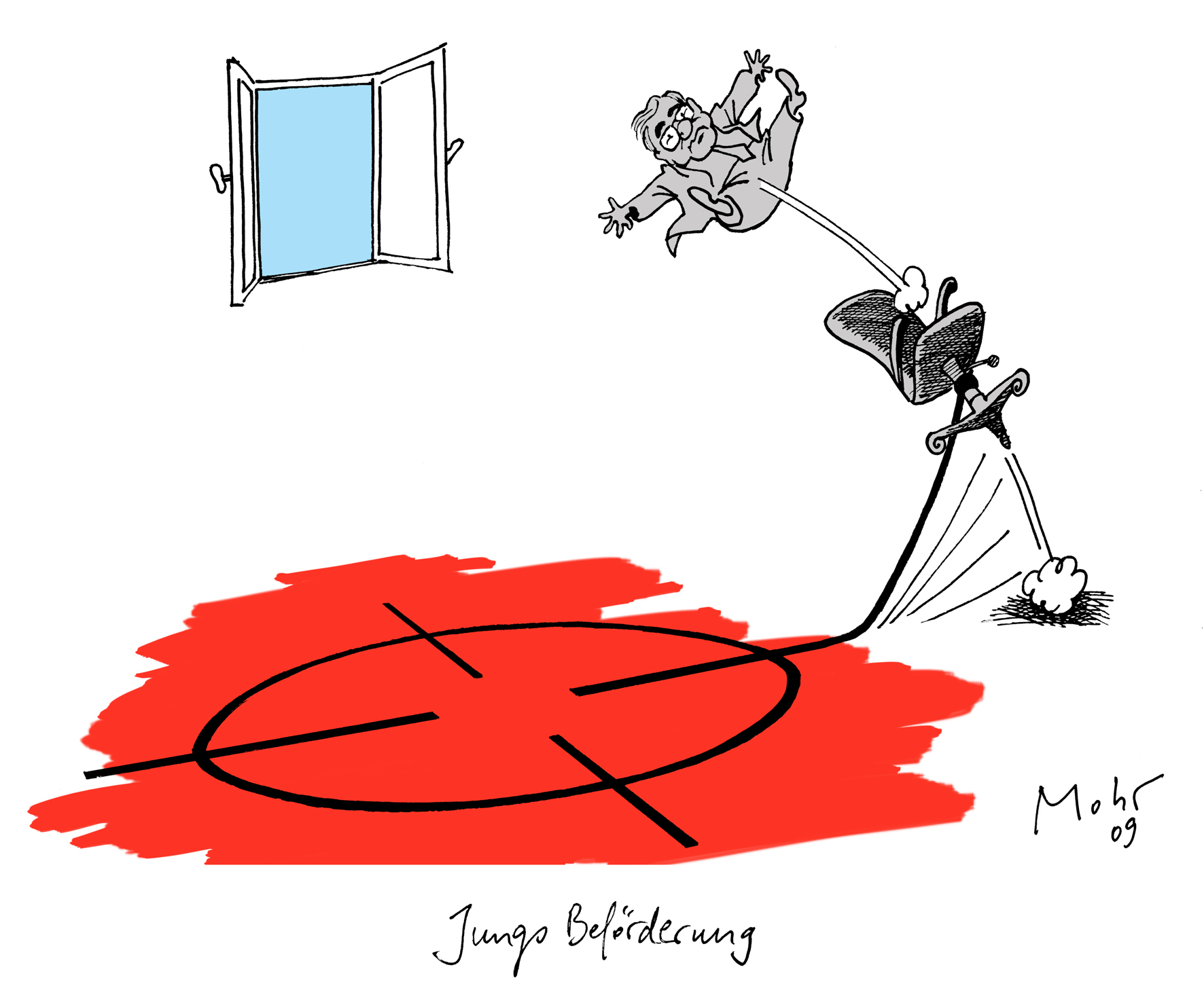 Minister Jungs Beförderung