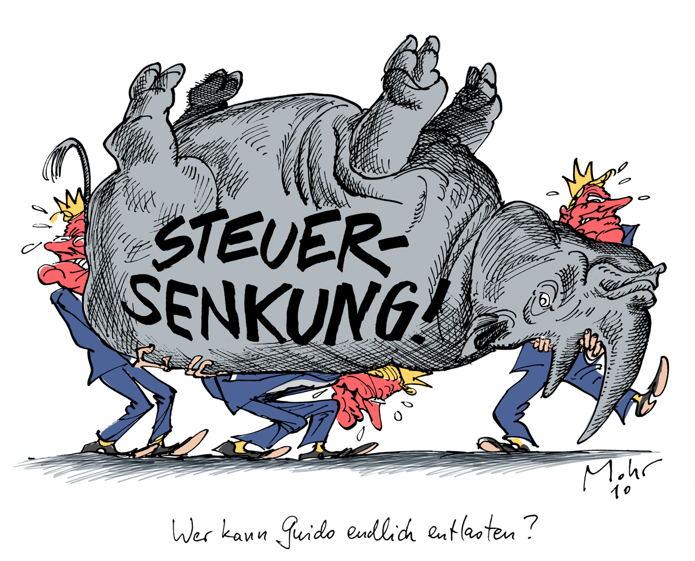 Wer kann Guido endlich entlasten?