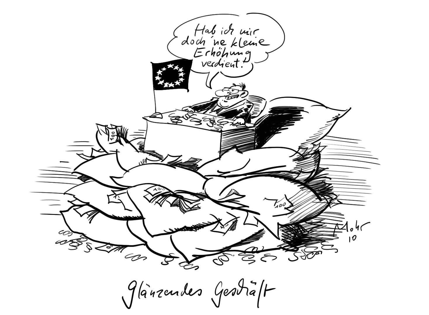 Glänzendes Geschäft
