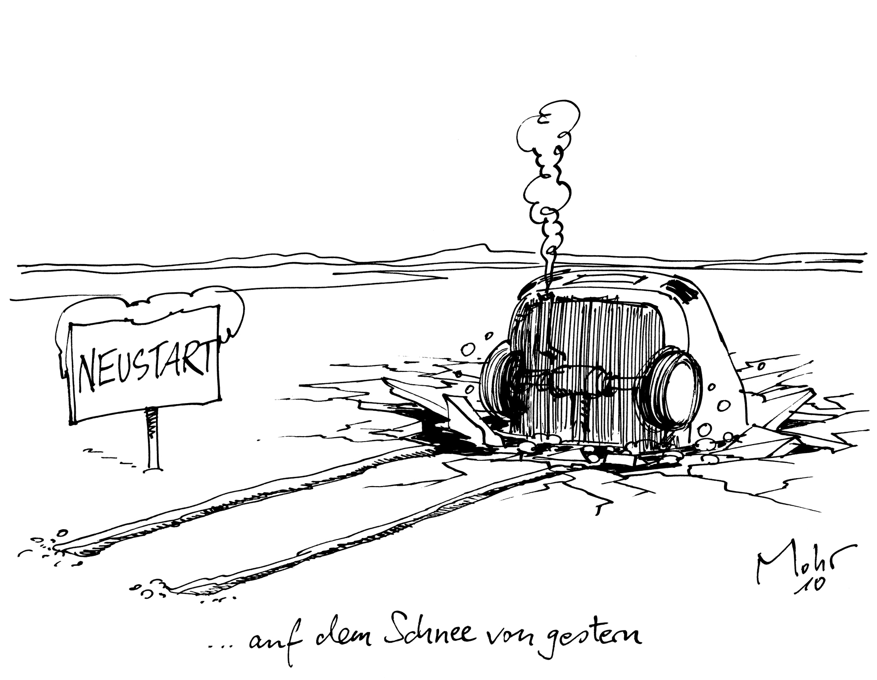 ... auf dem Schnee von gestern