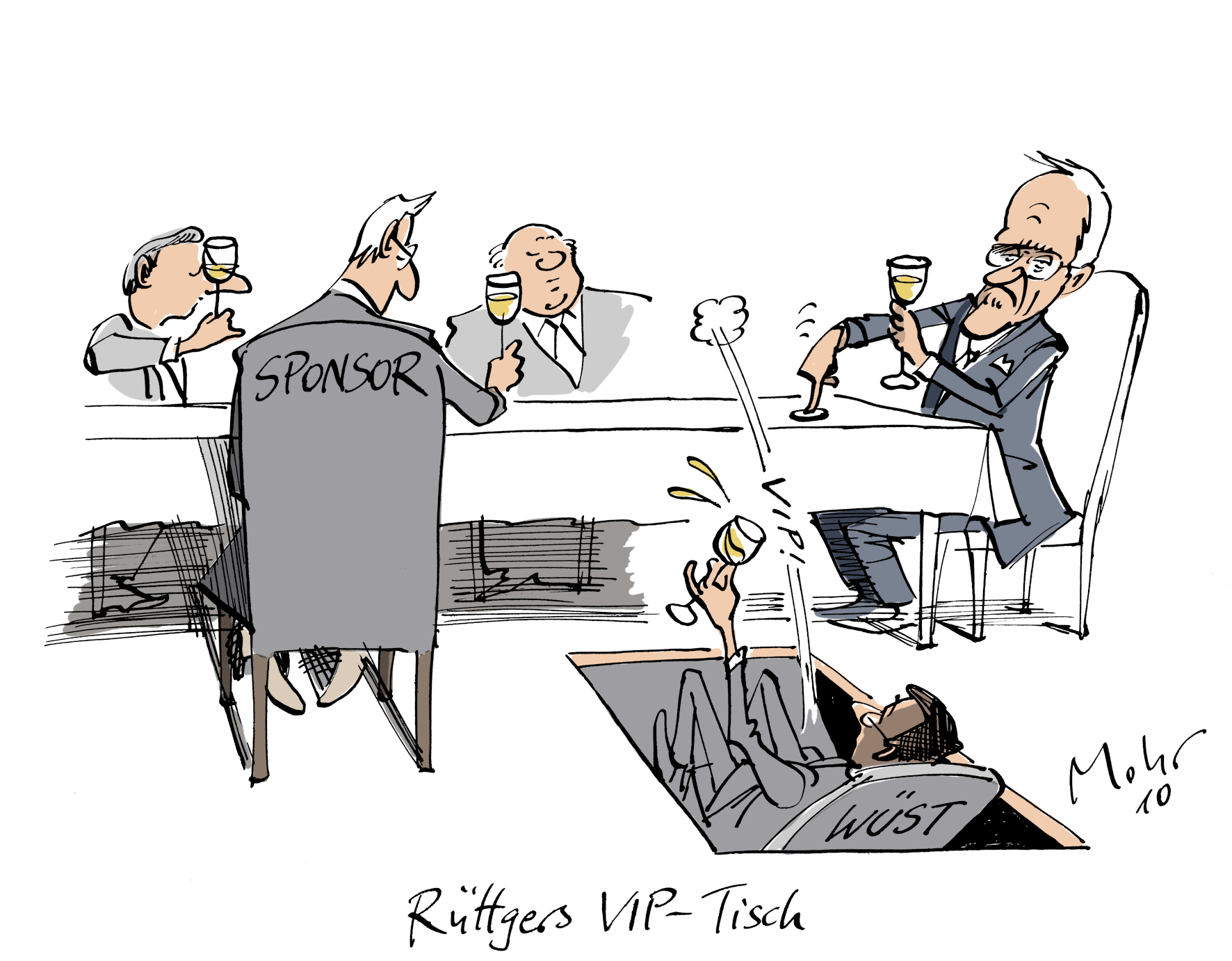 Rüttgers VIP-Tisch