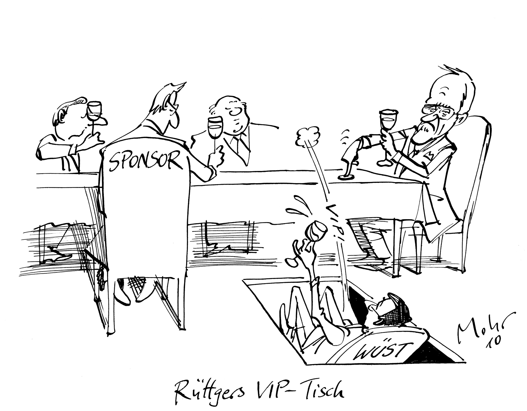 Rüttgers VIP-Tisch