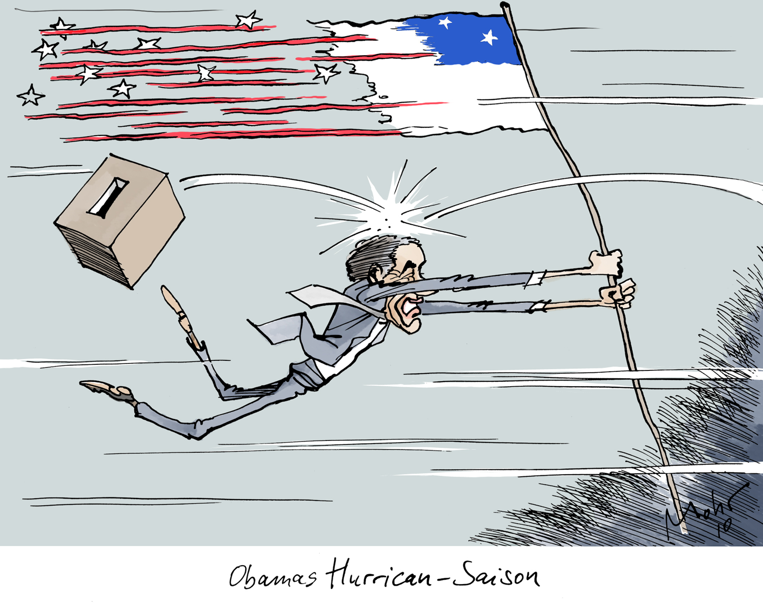 Obamas Hurrican-Saison