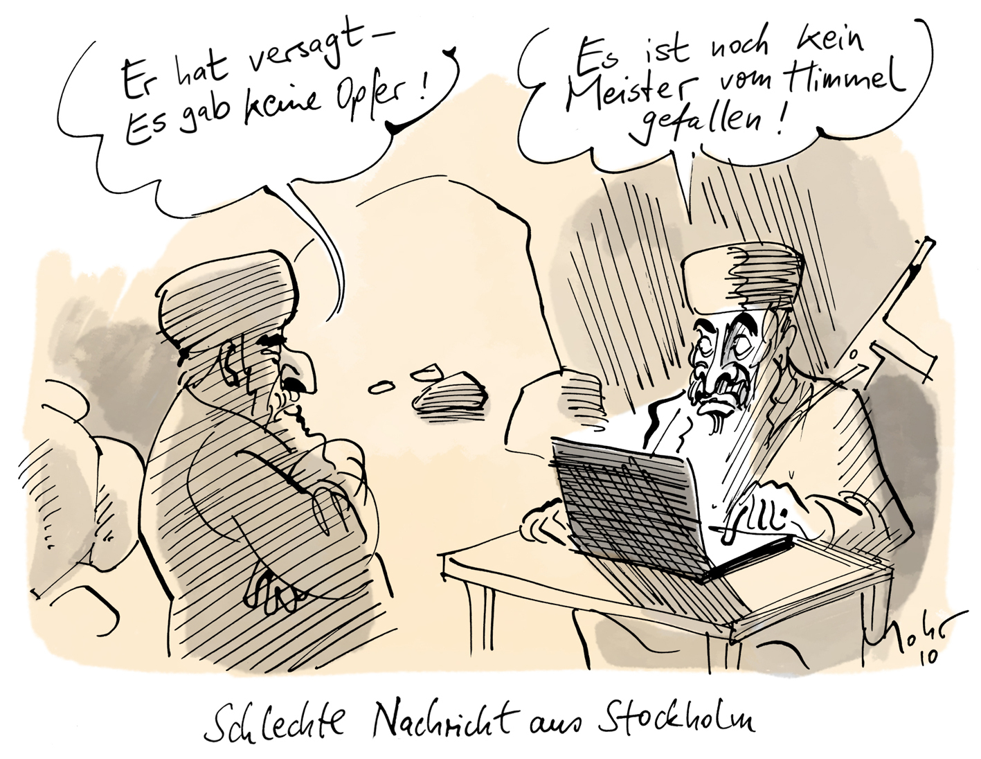Schlechte Nachricht aus Stockholm