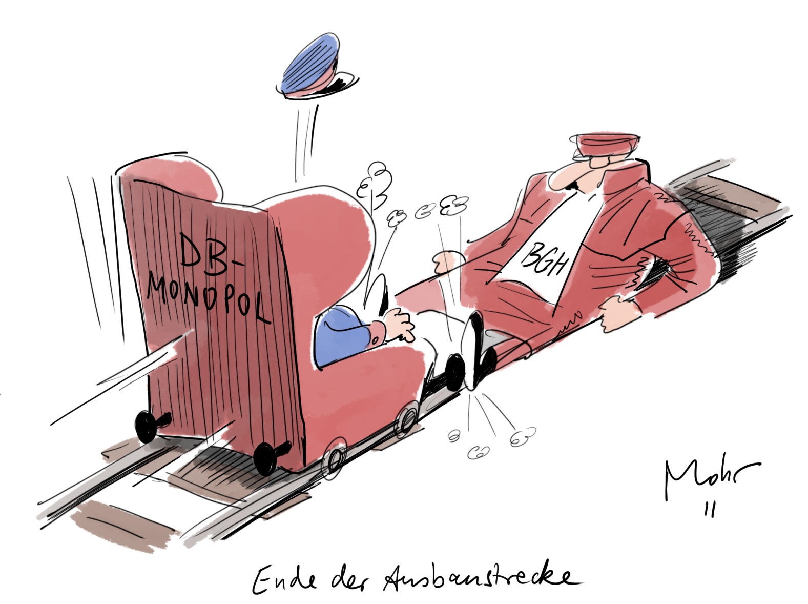 Ende der Ausbaustrecke