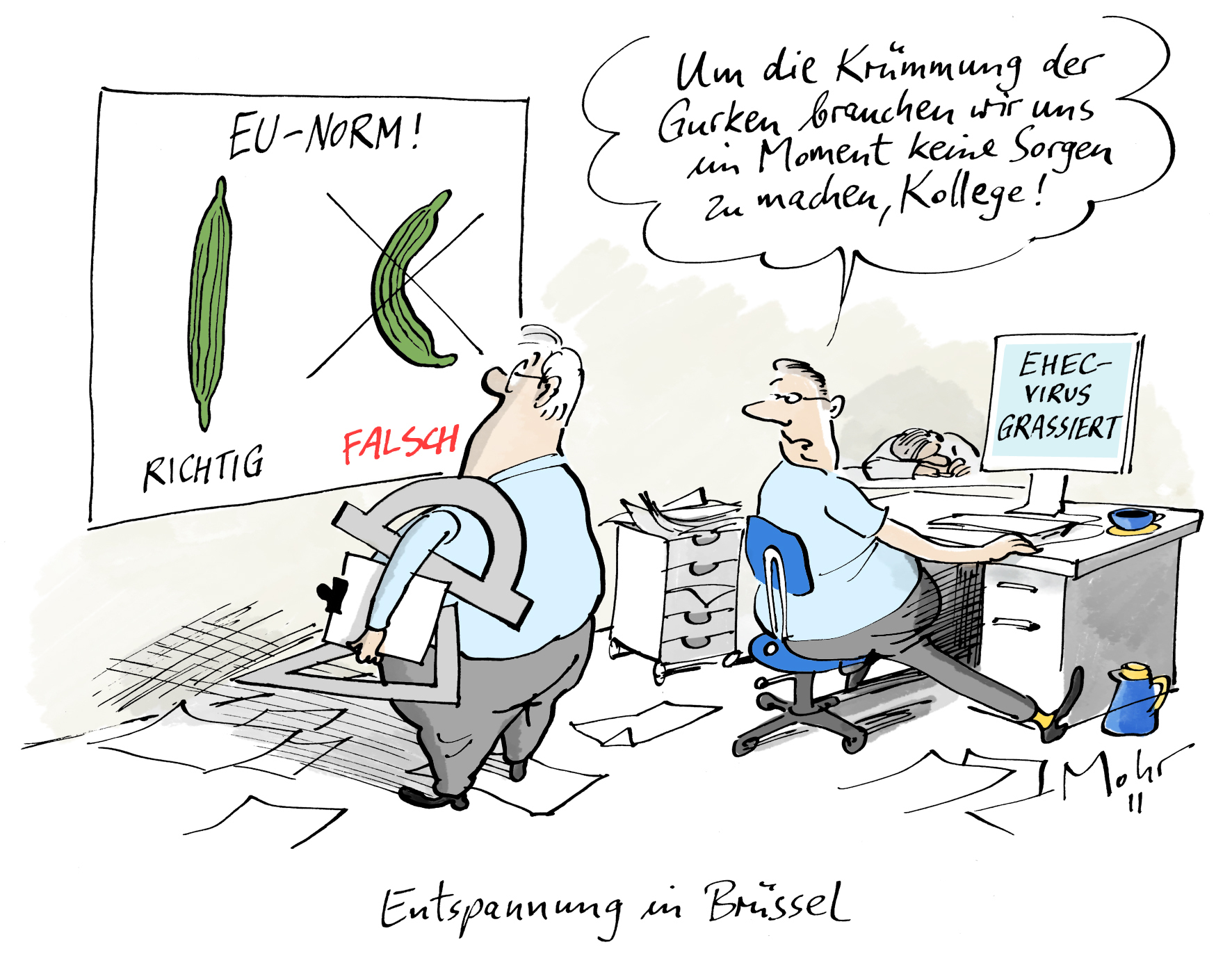 Entspannung in Brüssel