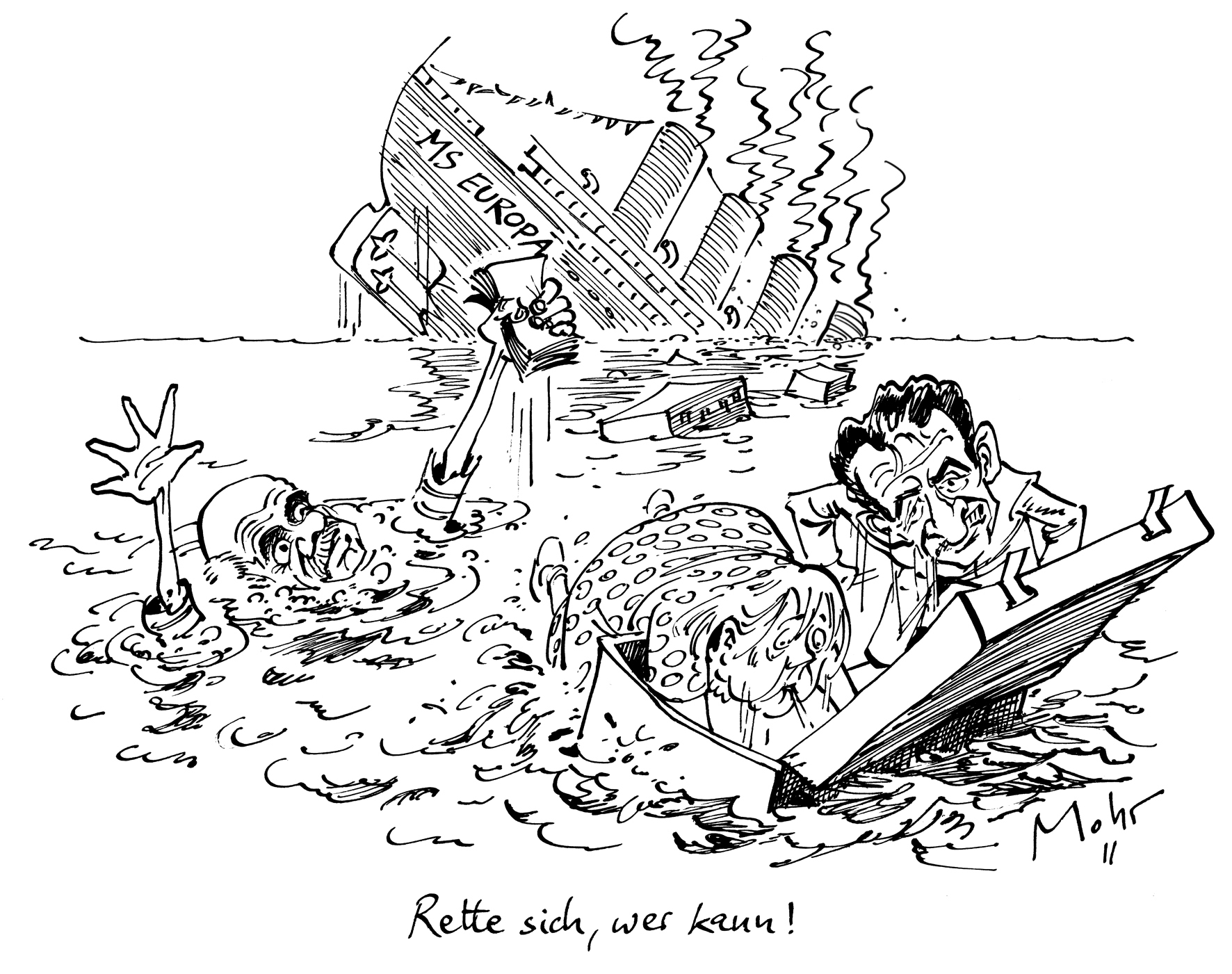 Rette sich, wer kann!