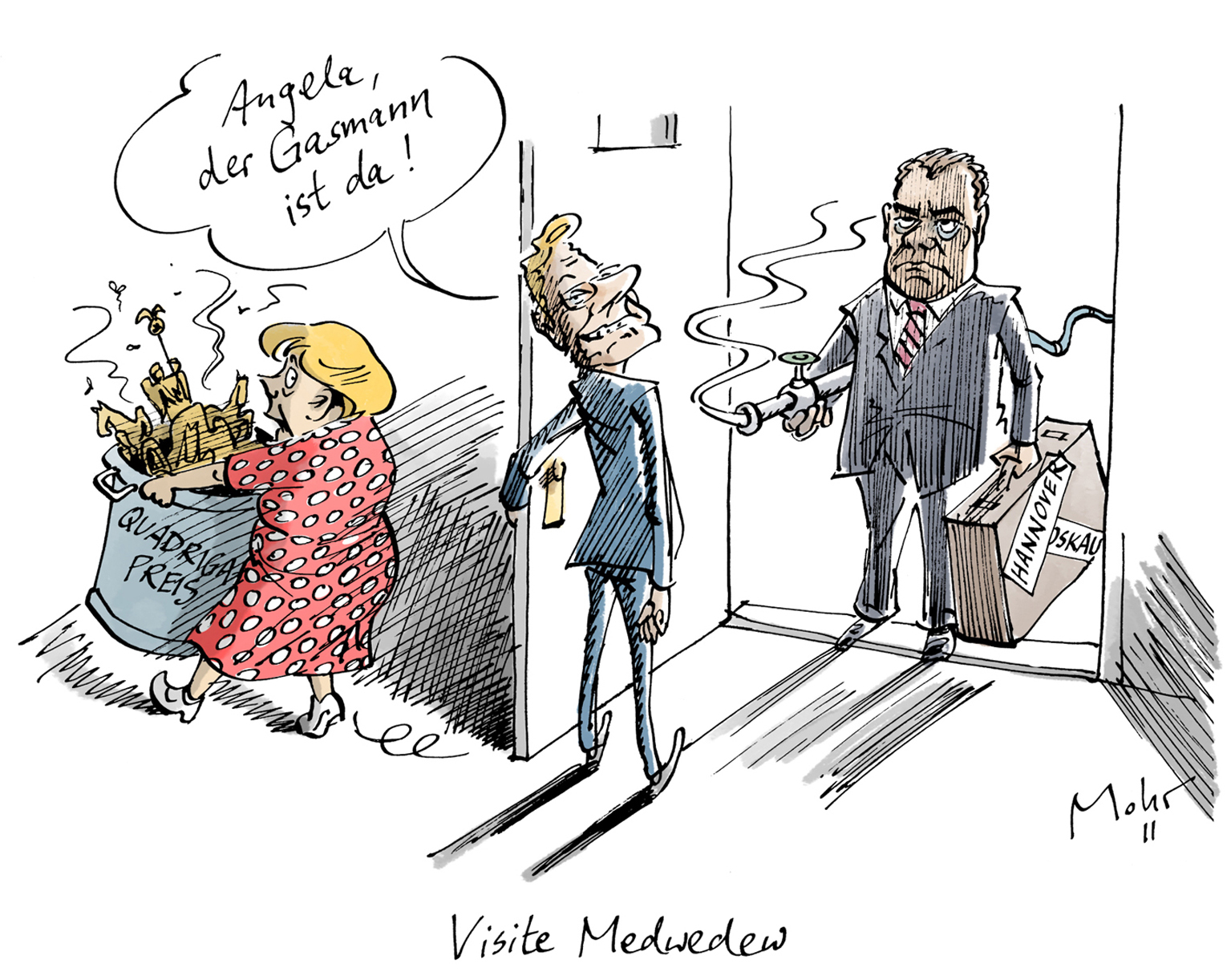Visite Medwedew