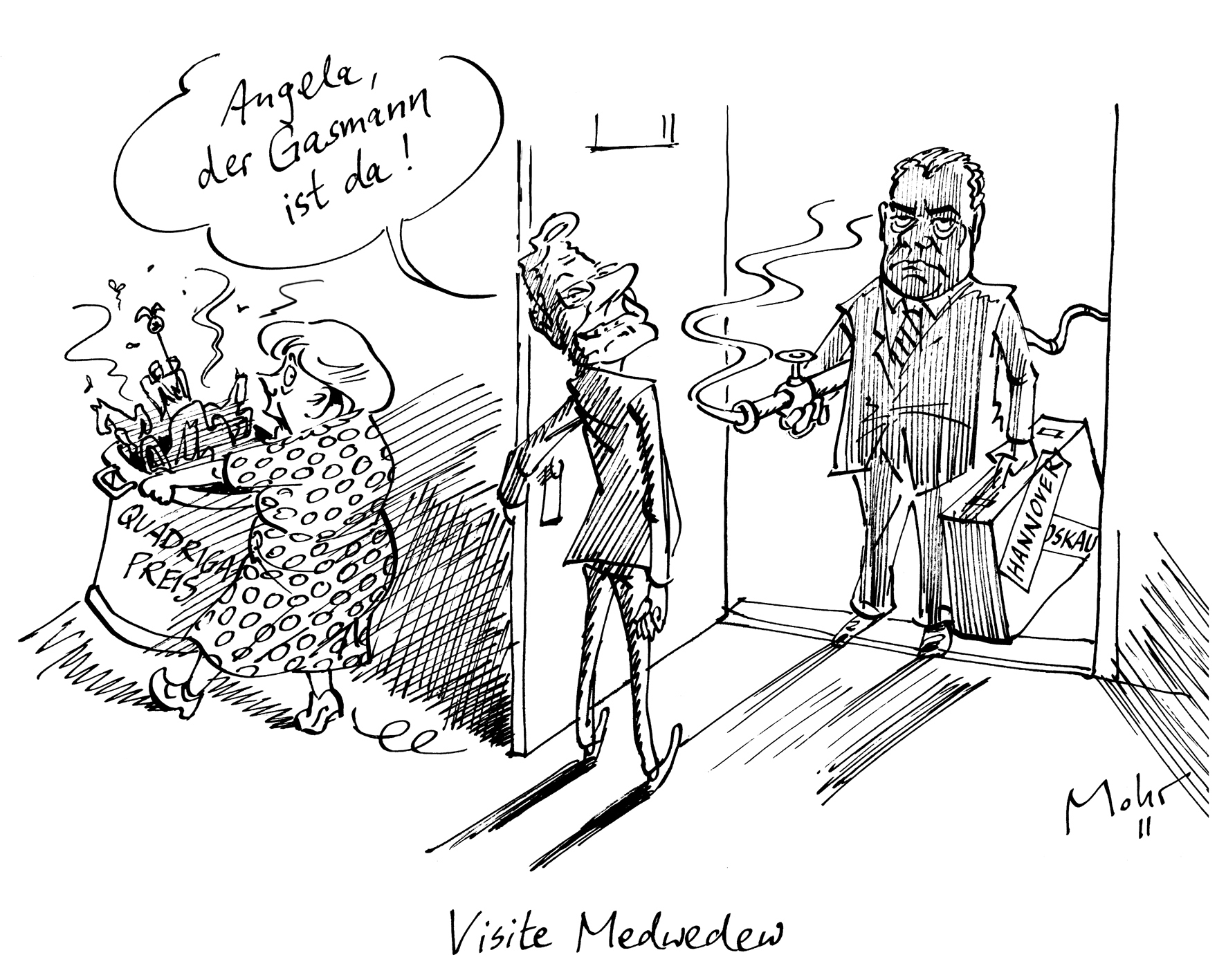 Visite Medwedew