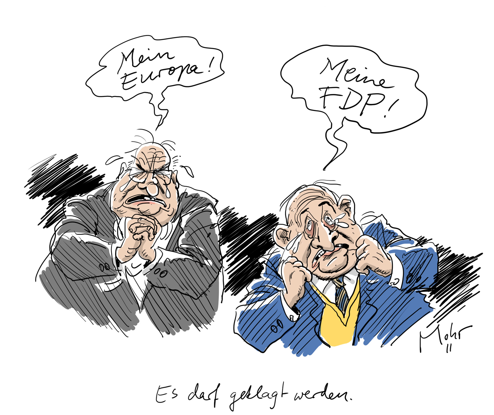 Es darf geklagt werden.