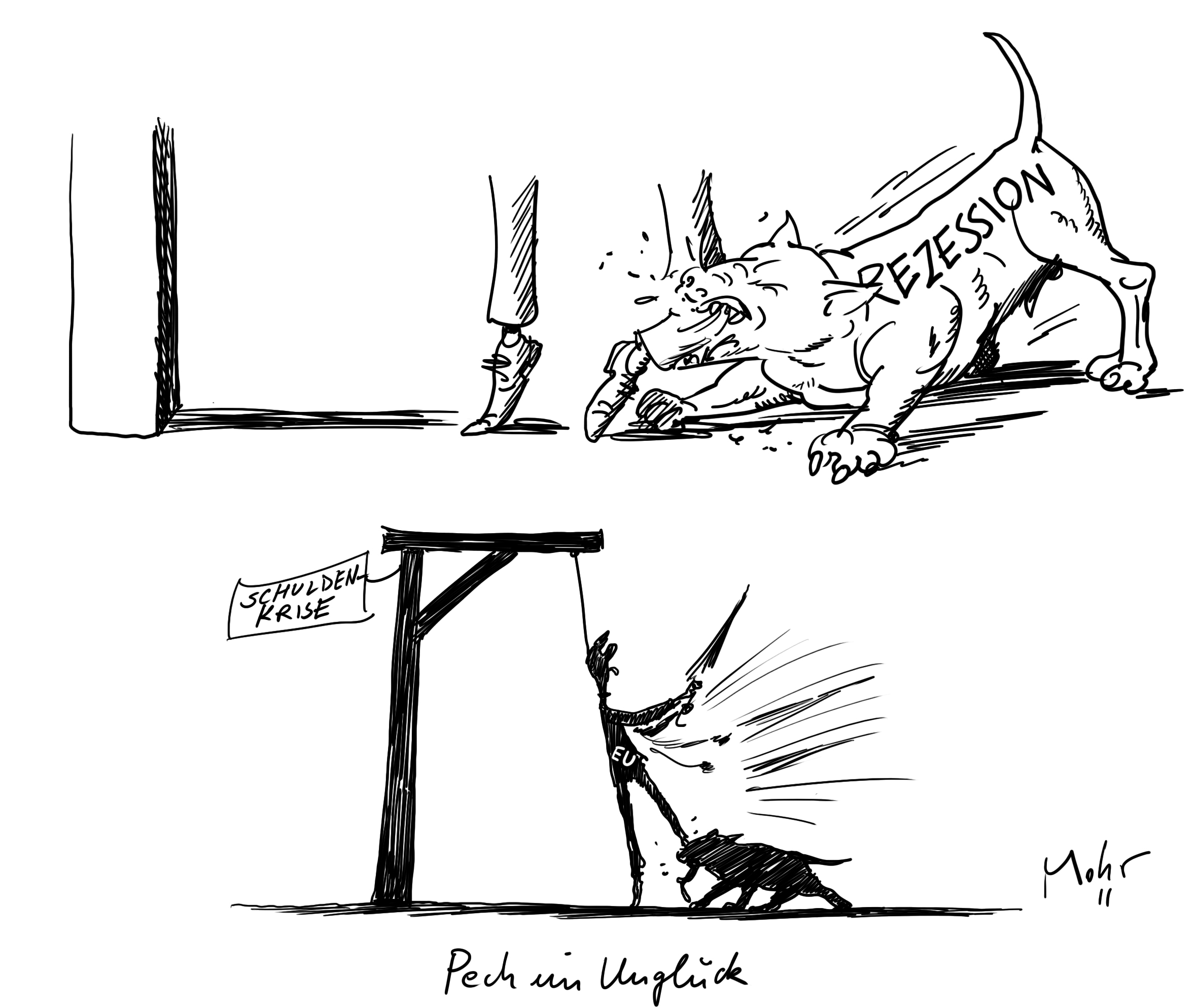 Pech im Unglück