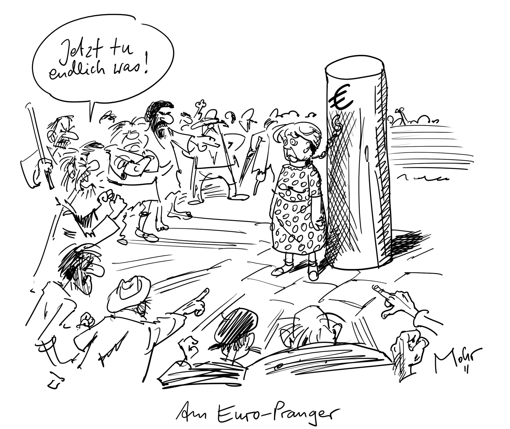 Am Euro-Pranger