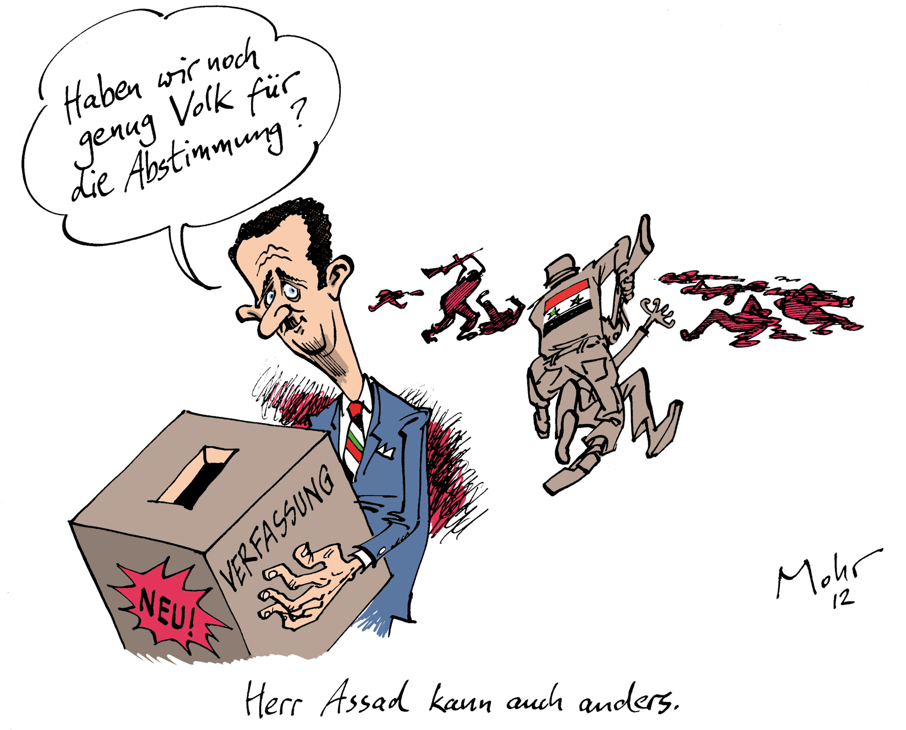 Herr Assad kann auch anders.