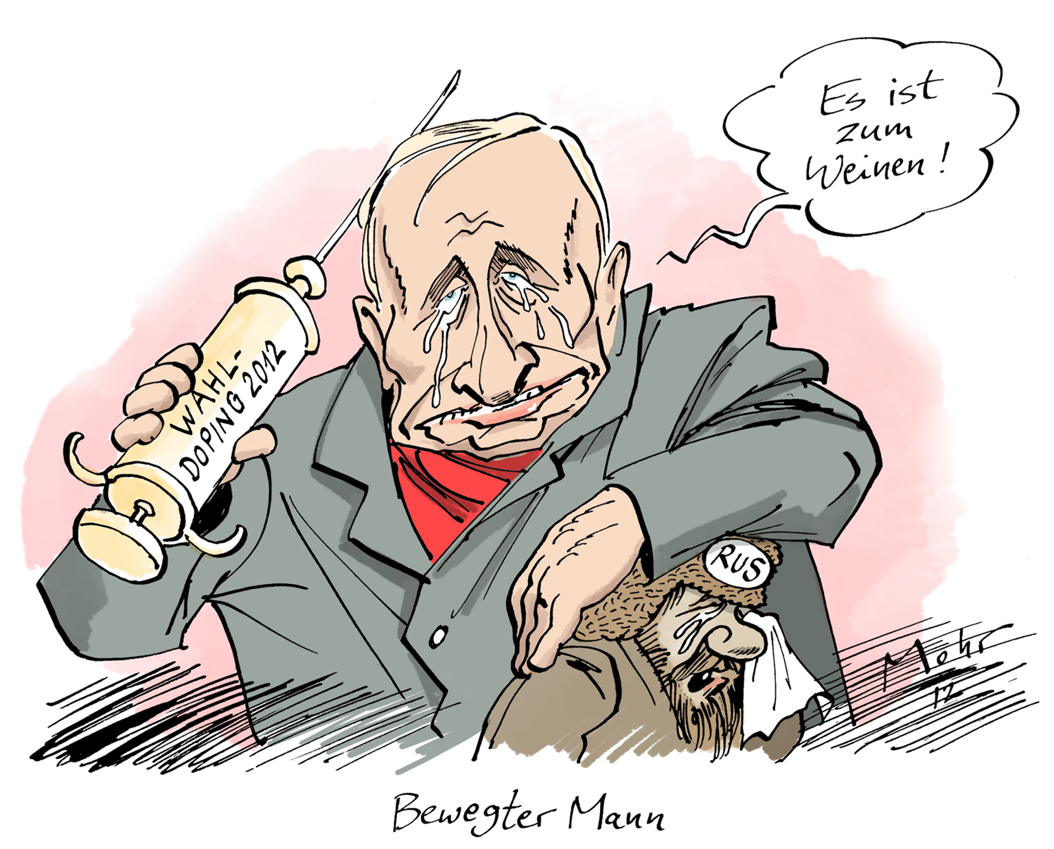 Bewegter Mann