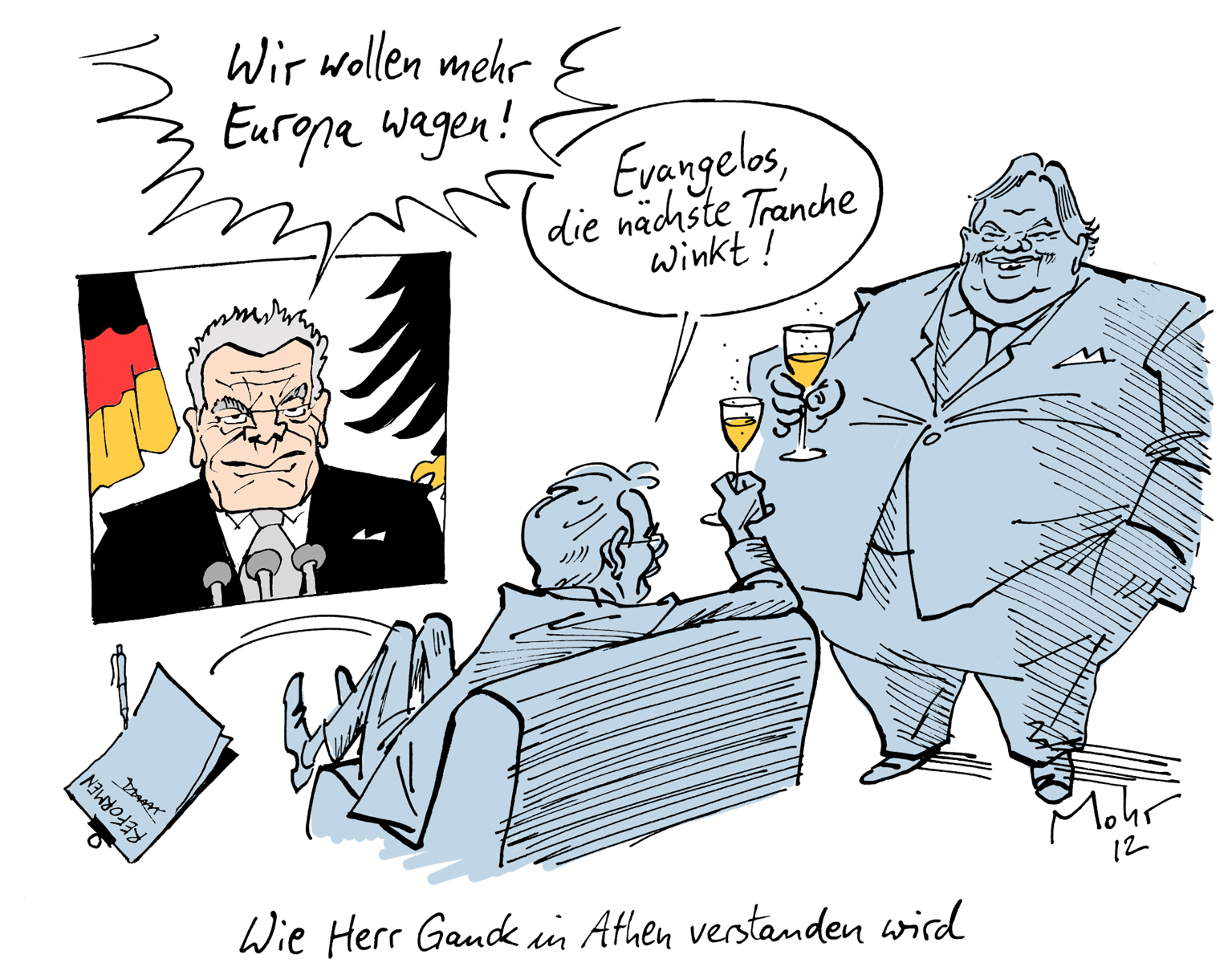 Wie Herr Gauck in Athen verstanden wird