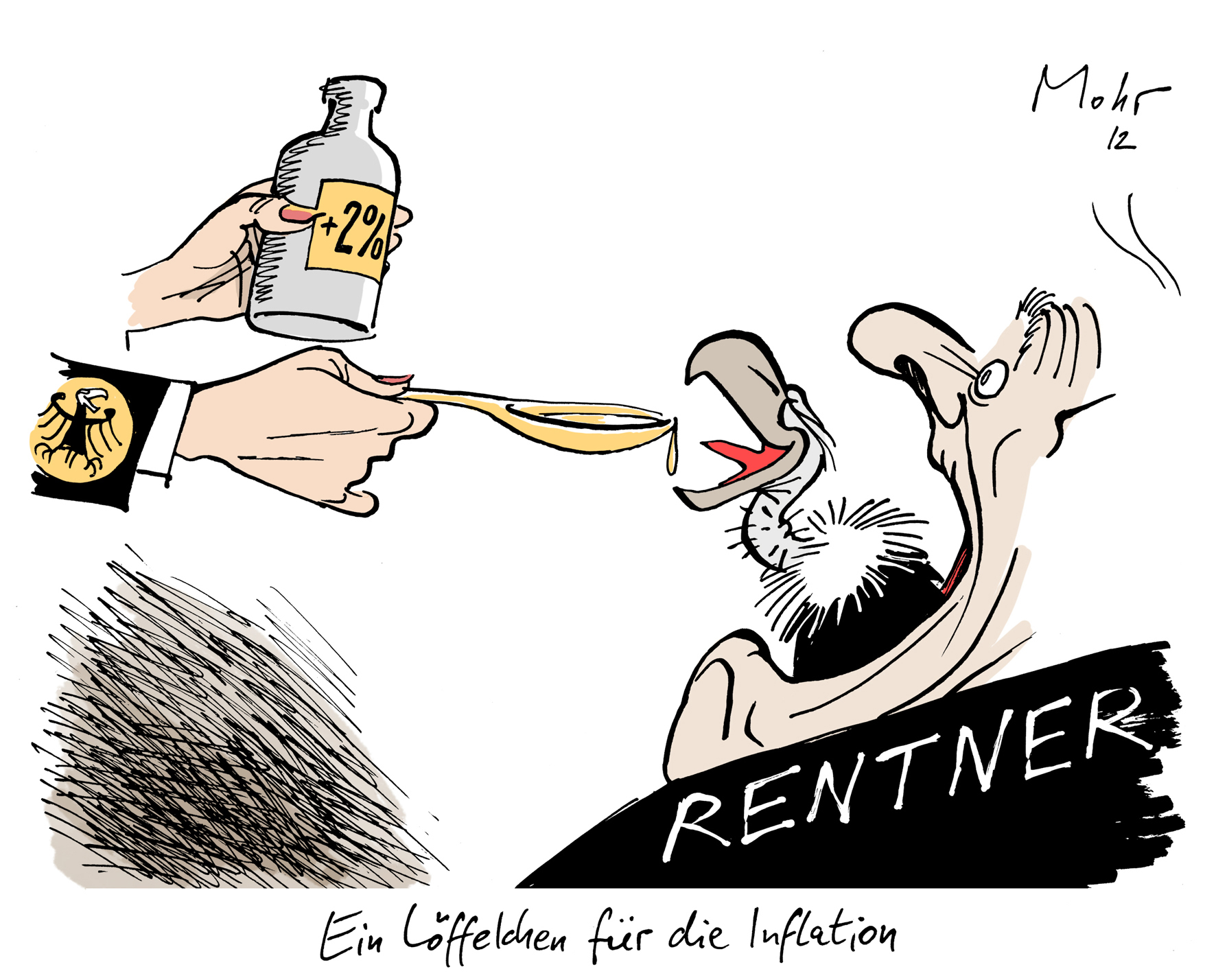 Ein Löffelchen für die Inflation