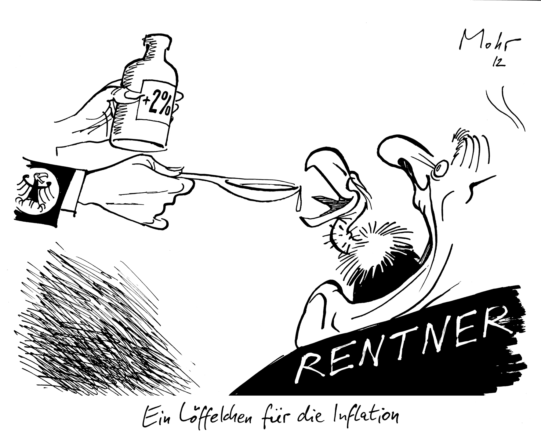 Ein Löffelchen für die Inflation