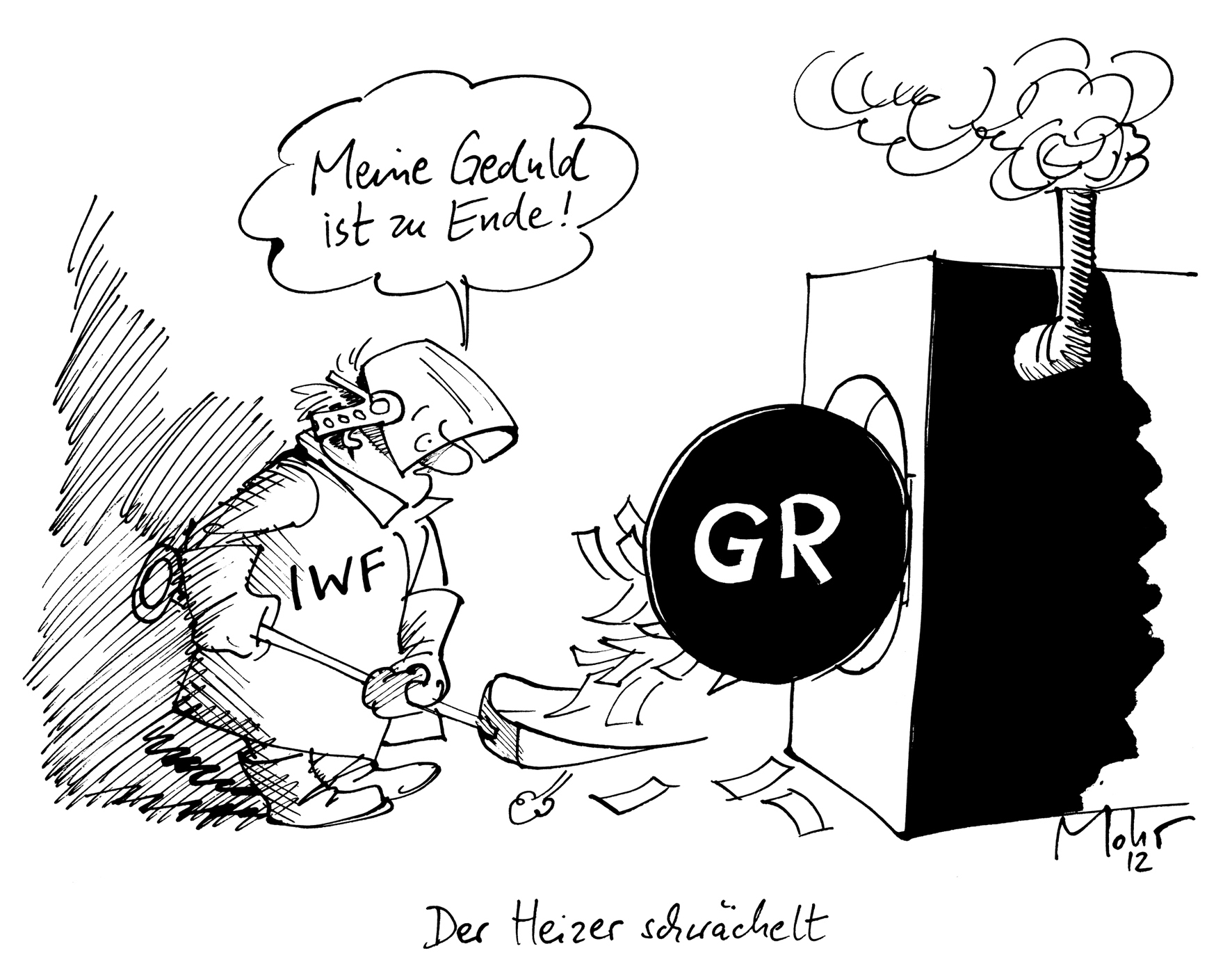 Der Heizer schwächelt