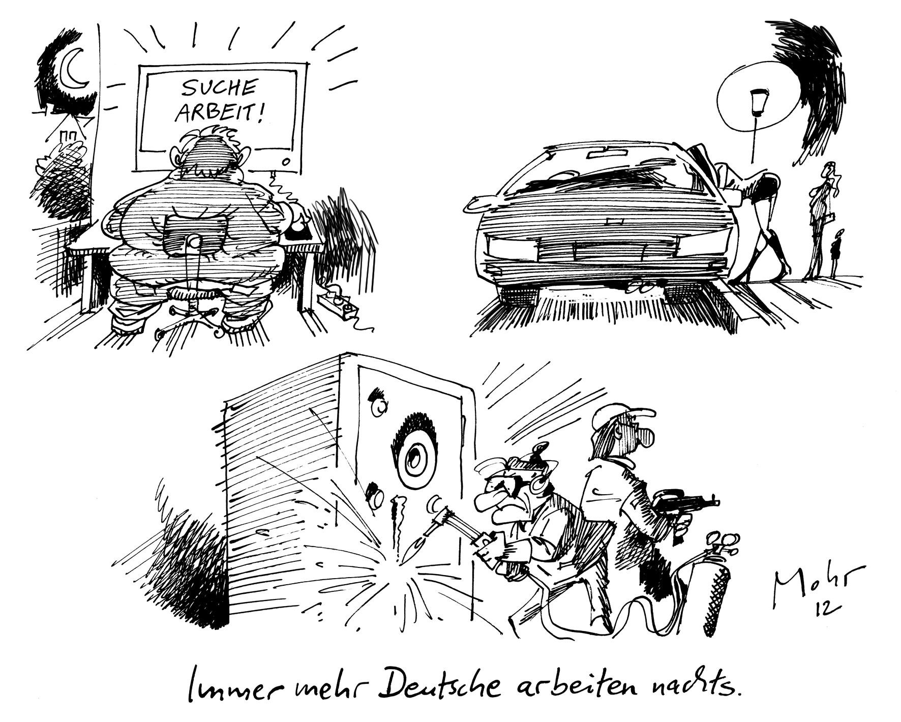 Immer mehr Deutsche arbeiten nachts