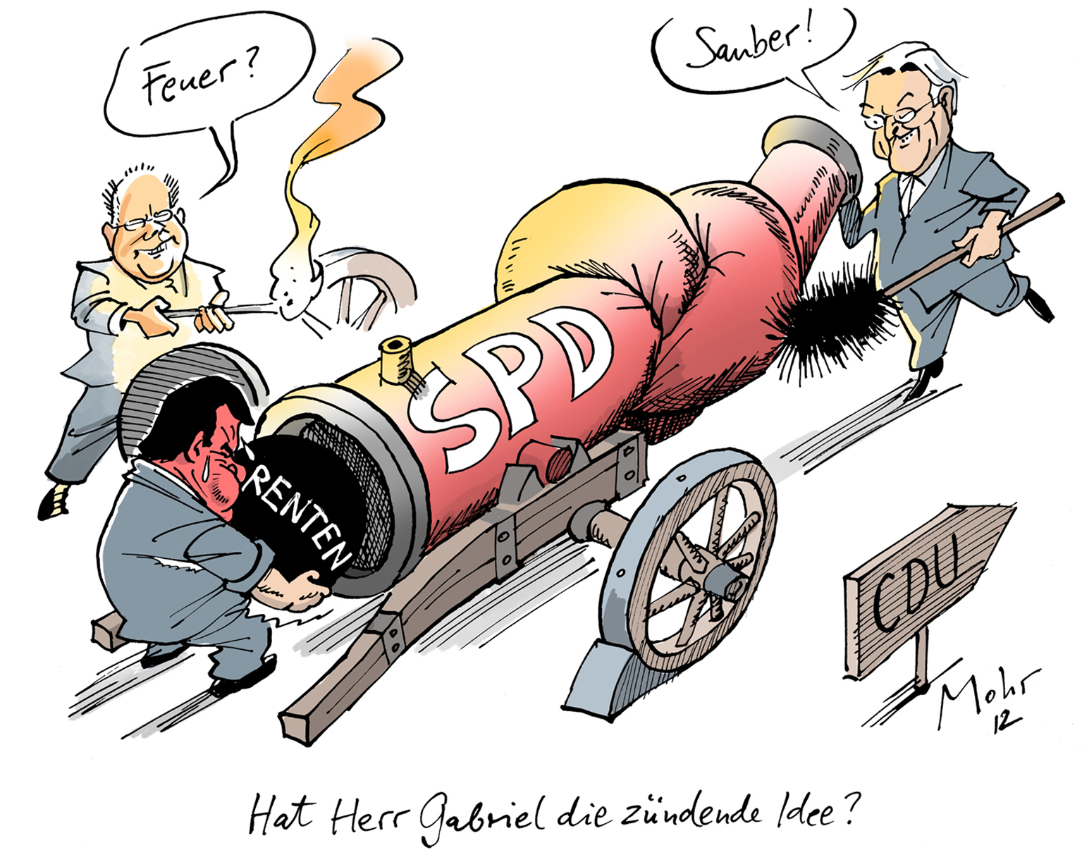 Hat Herr Gabriel die zündende Idee?
