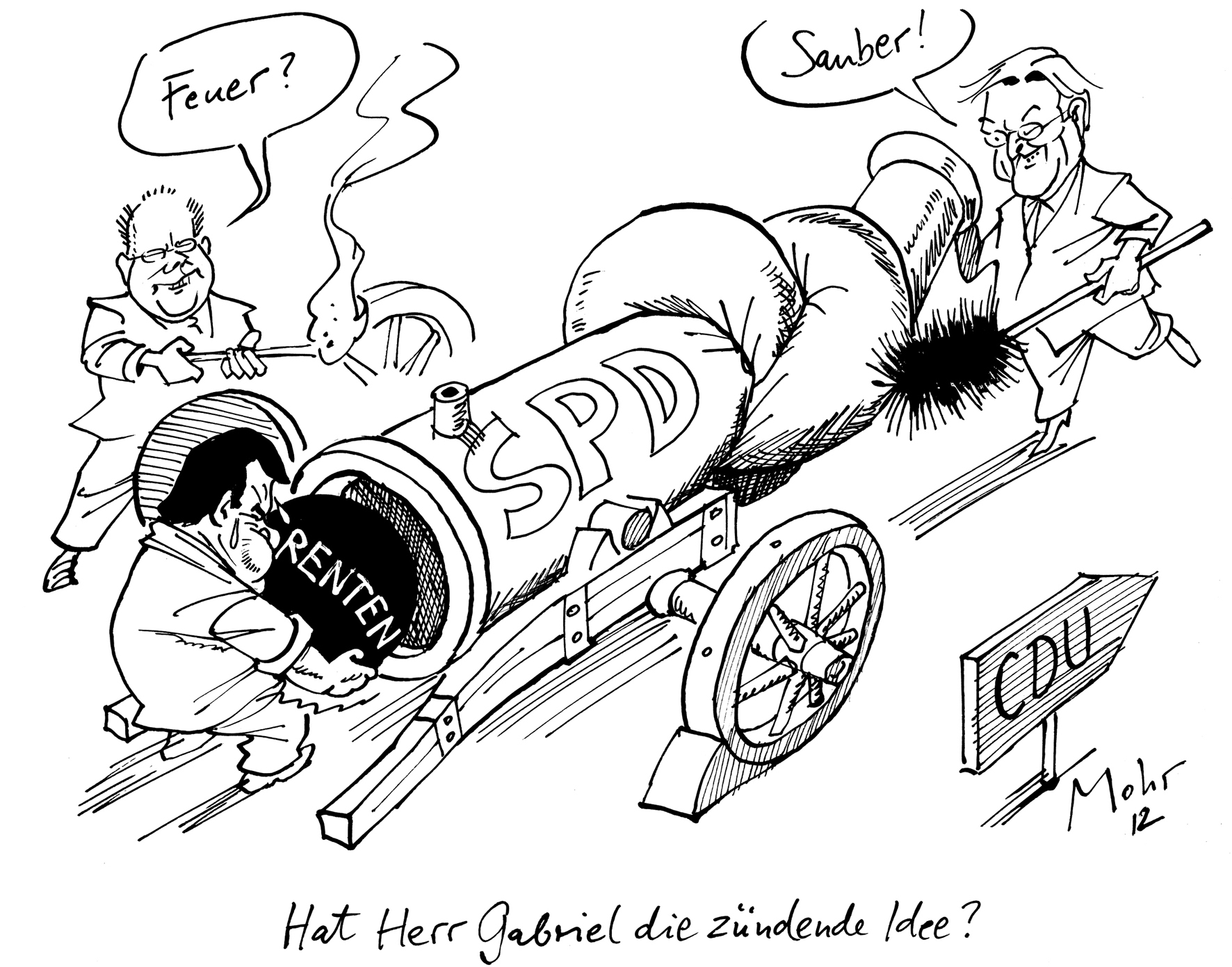Hat Herr Gabriel die zündende Idee?