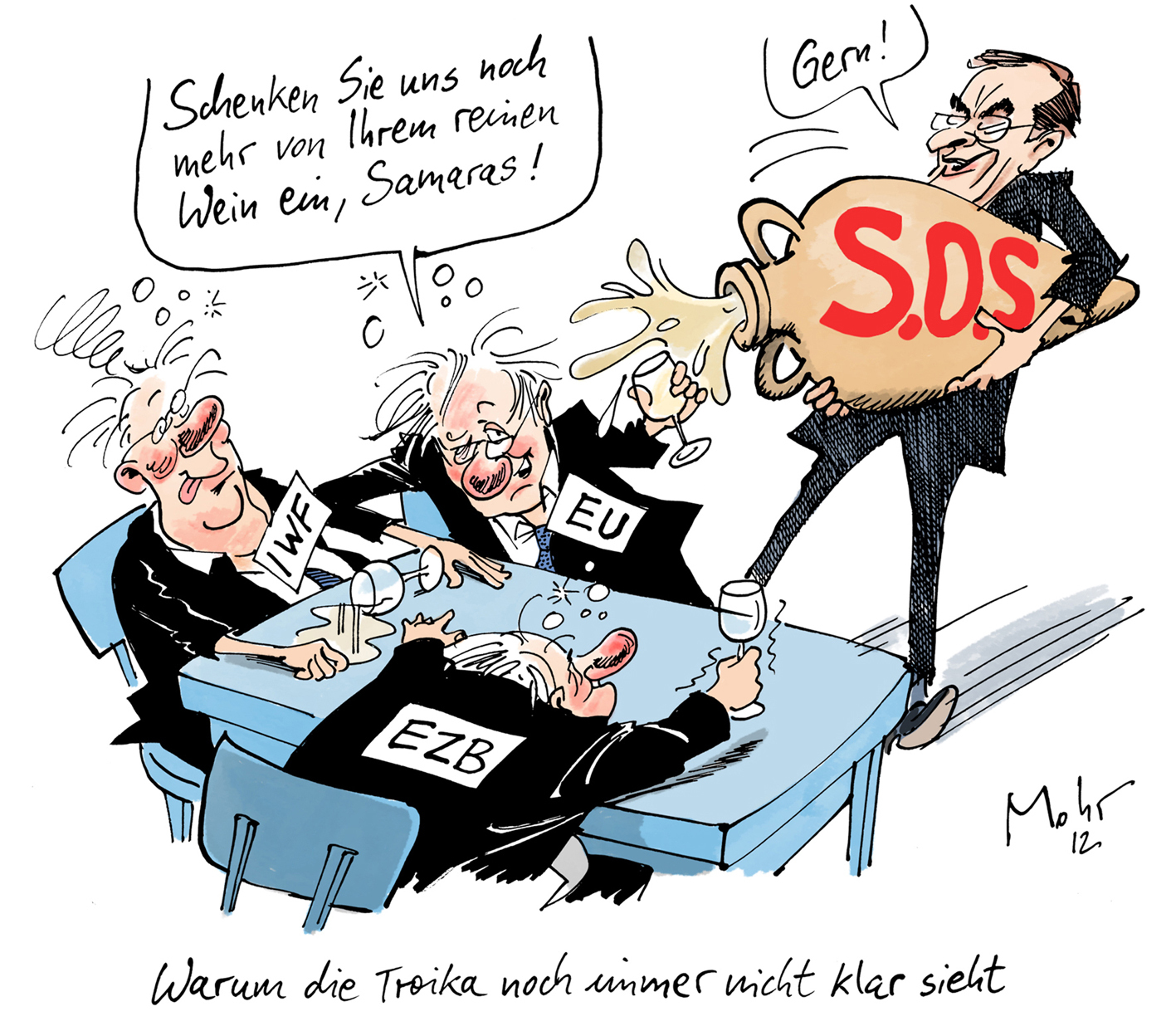 Warum die Troika noch immer nicht klar sieht