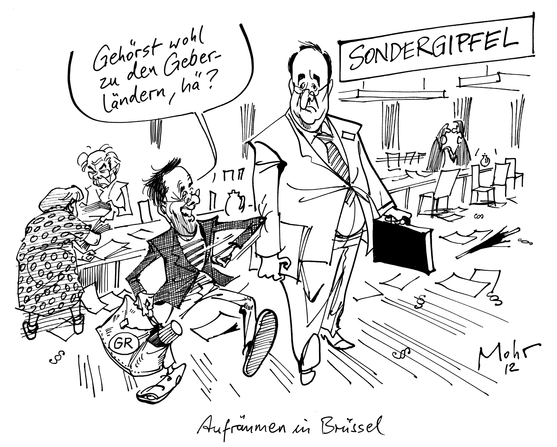 Aufräumen in Brüssel