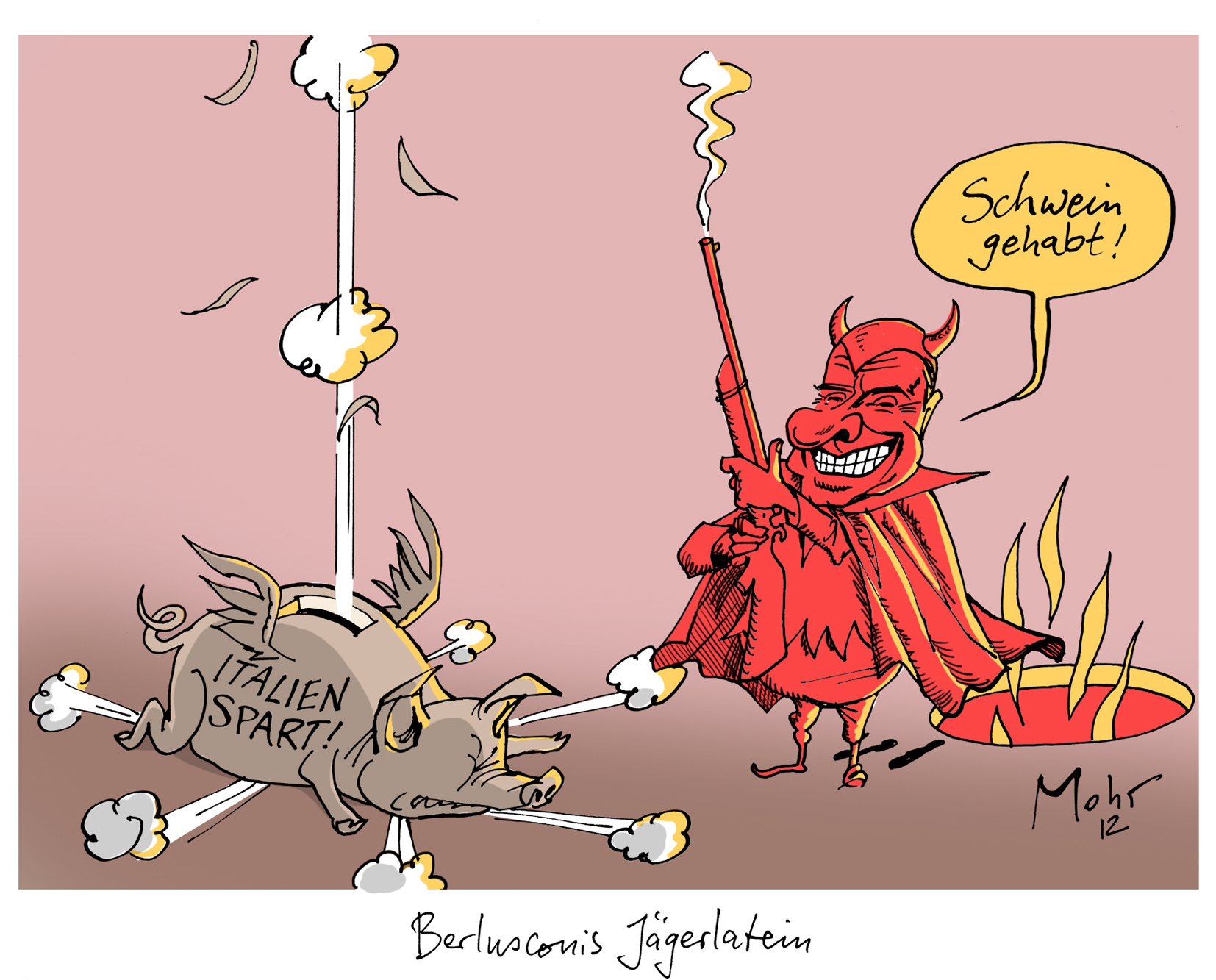 Berlusconis Jägerlatein