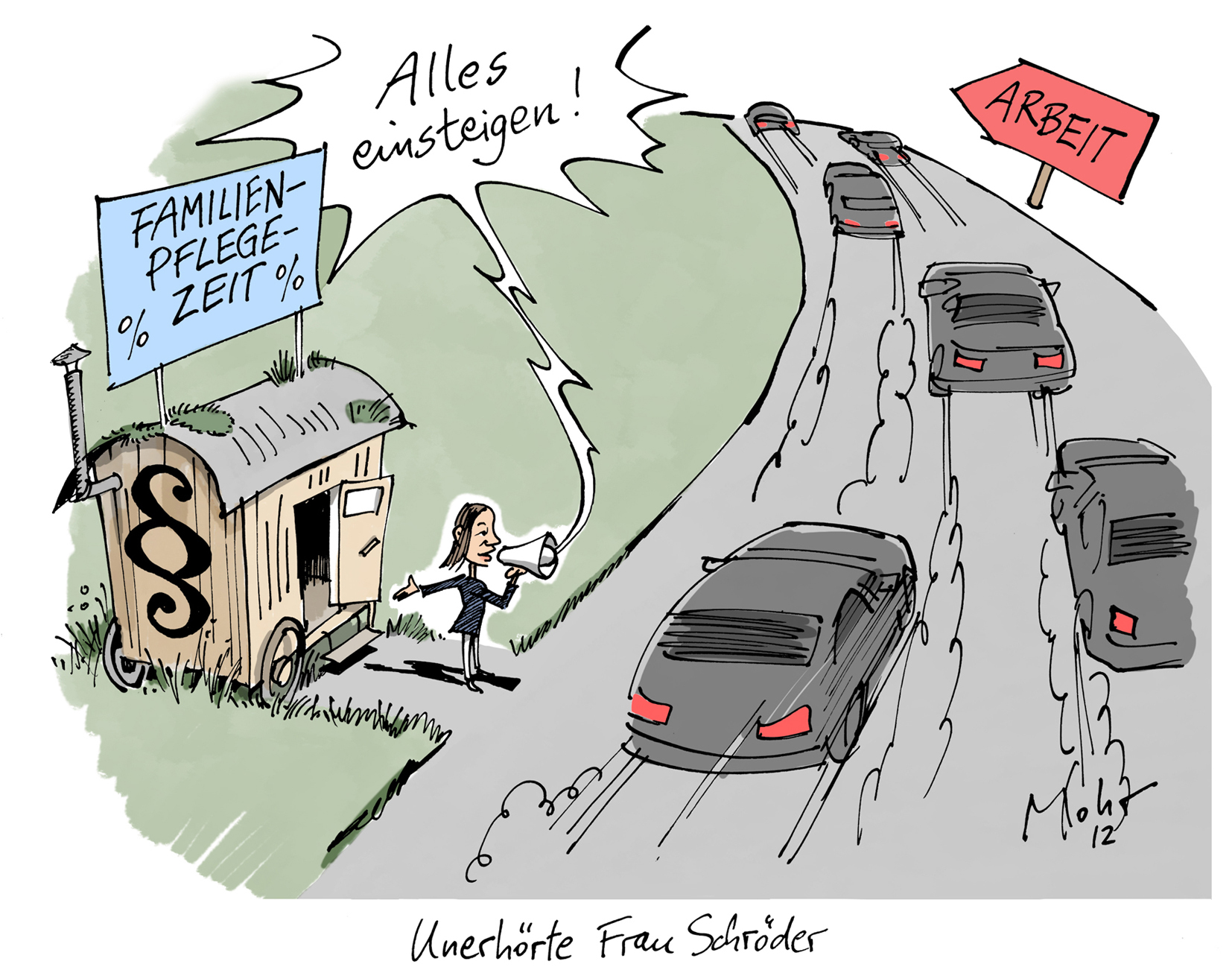 Unerhörte Frau Schröder