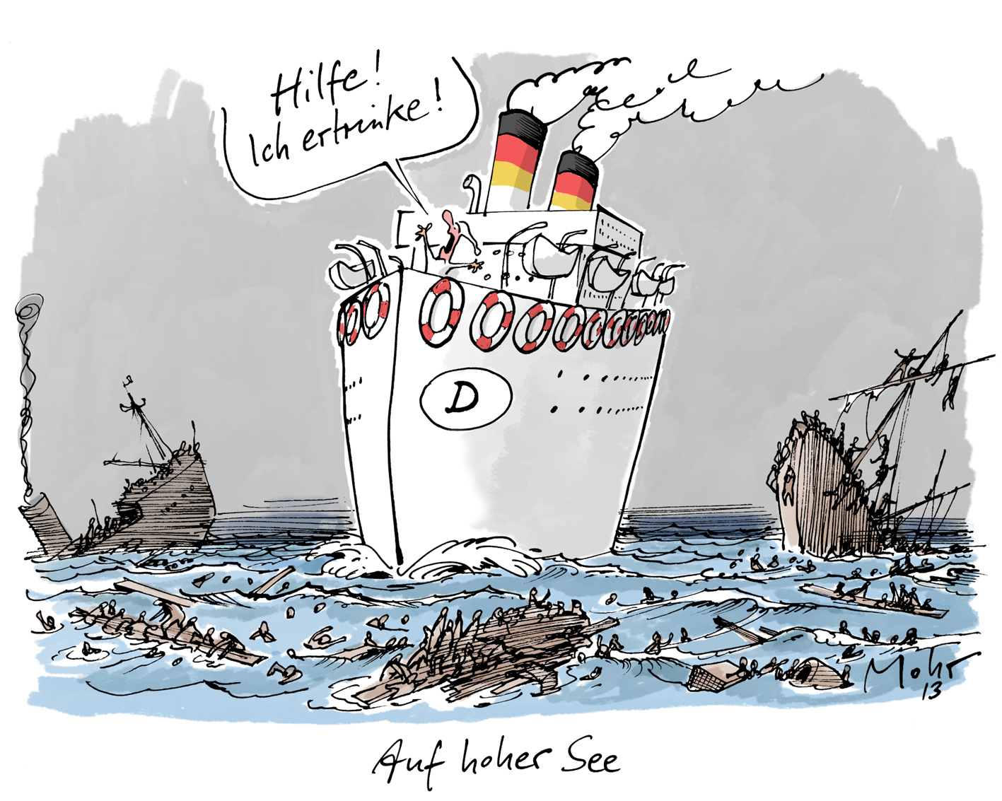 Auf hoher See