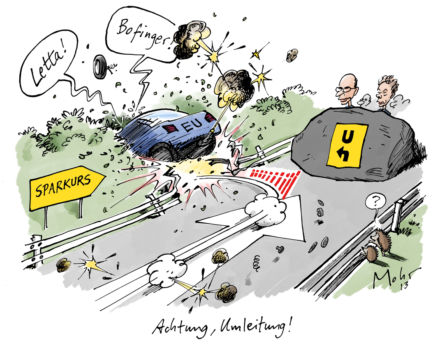 Achtung, Umleitung!