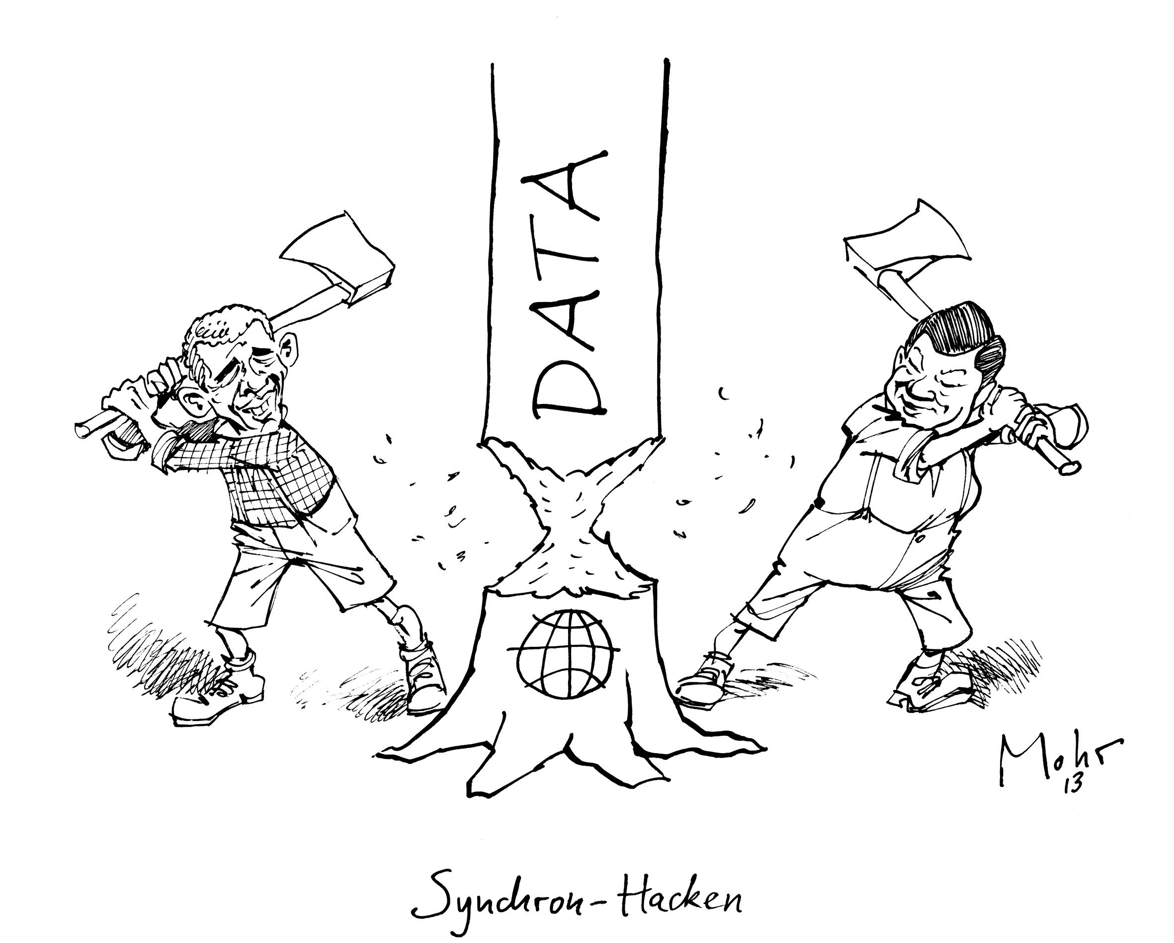 Synchron-Hacken
