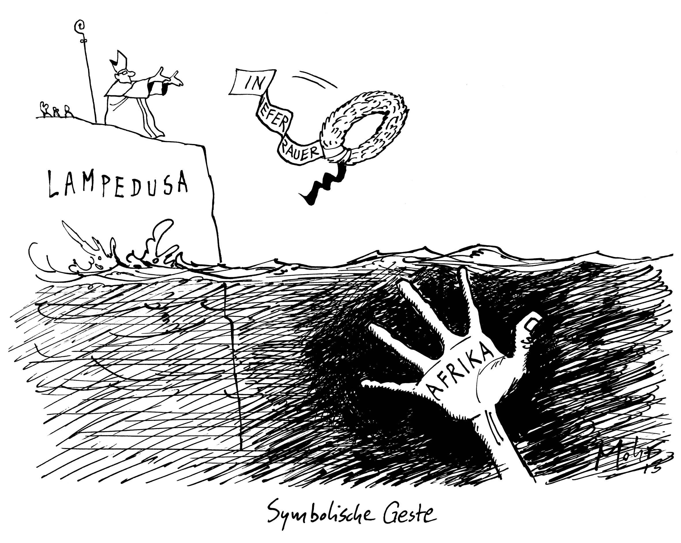 Symbolische Geste