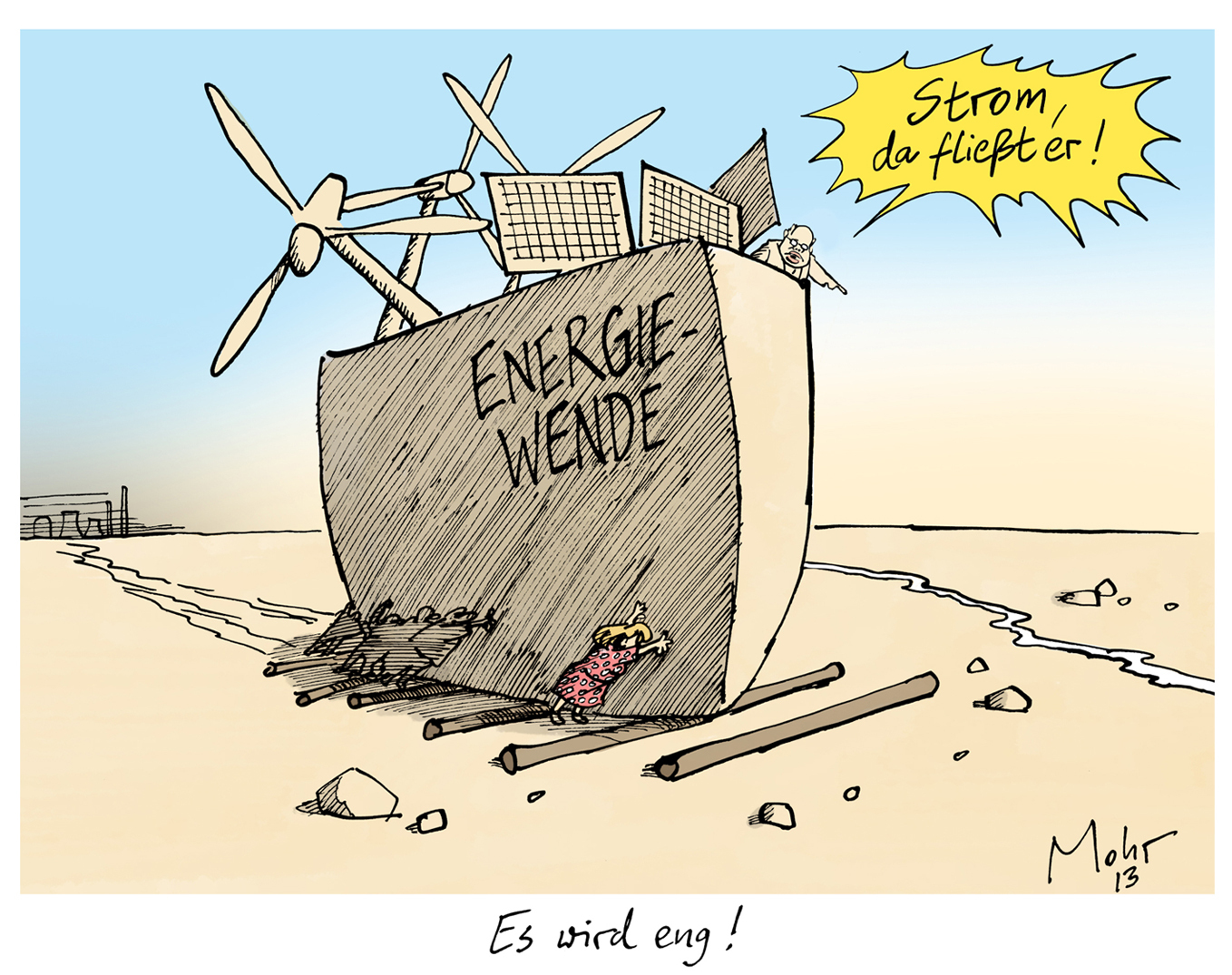 Es wird eng!