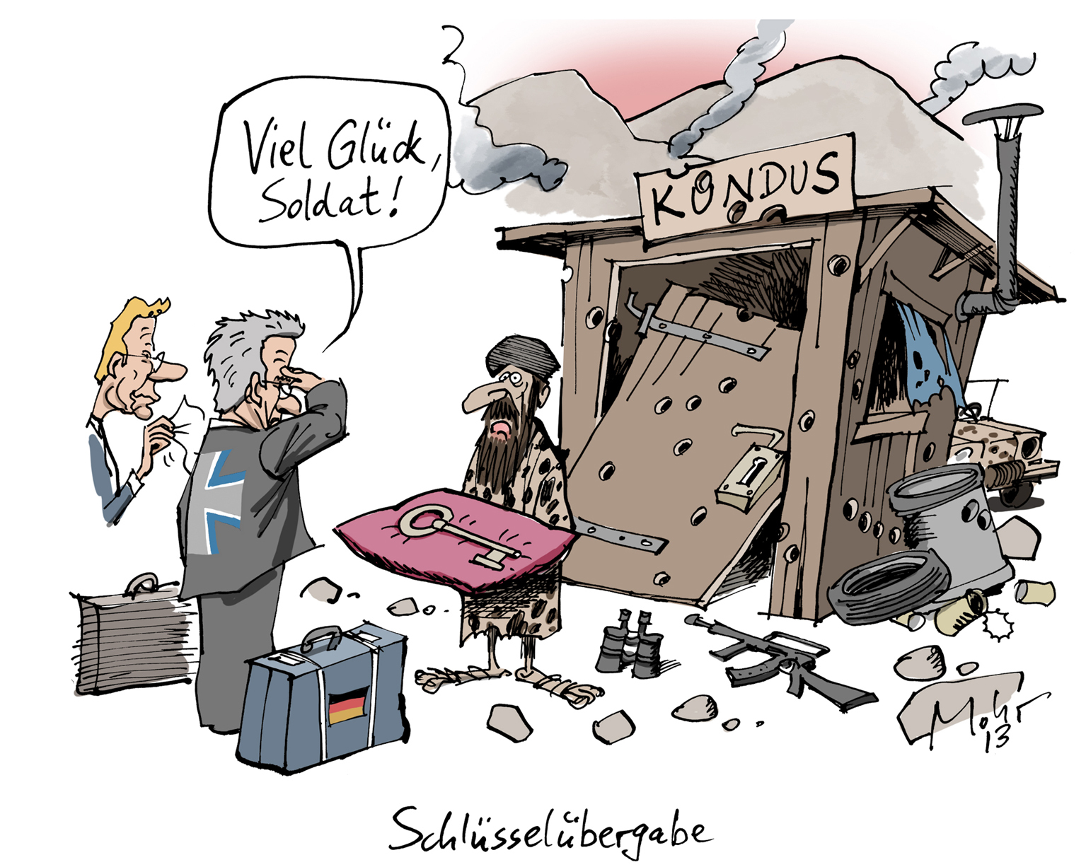Schlüsselübergabe