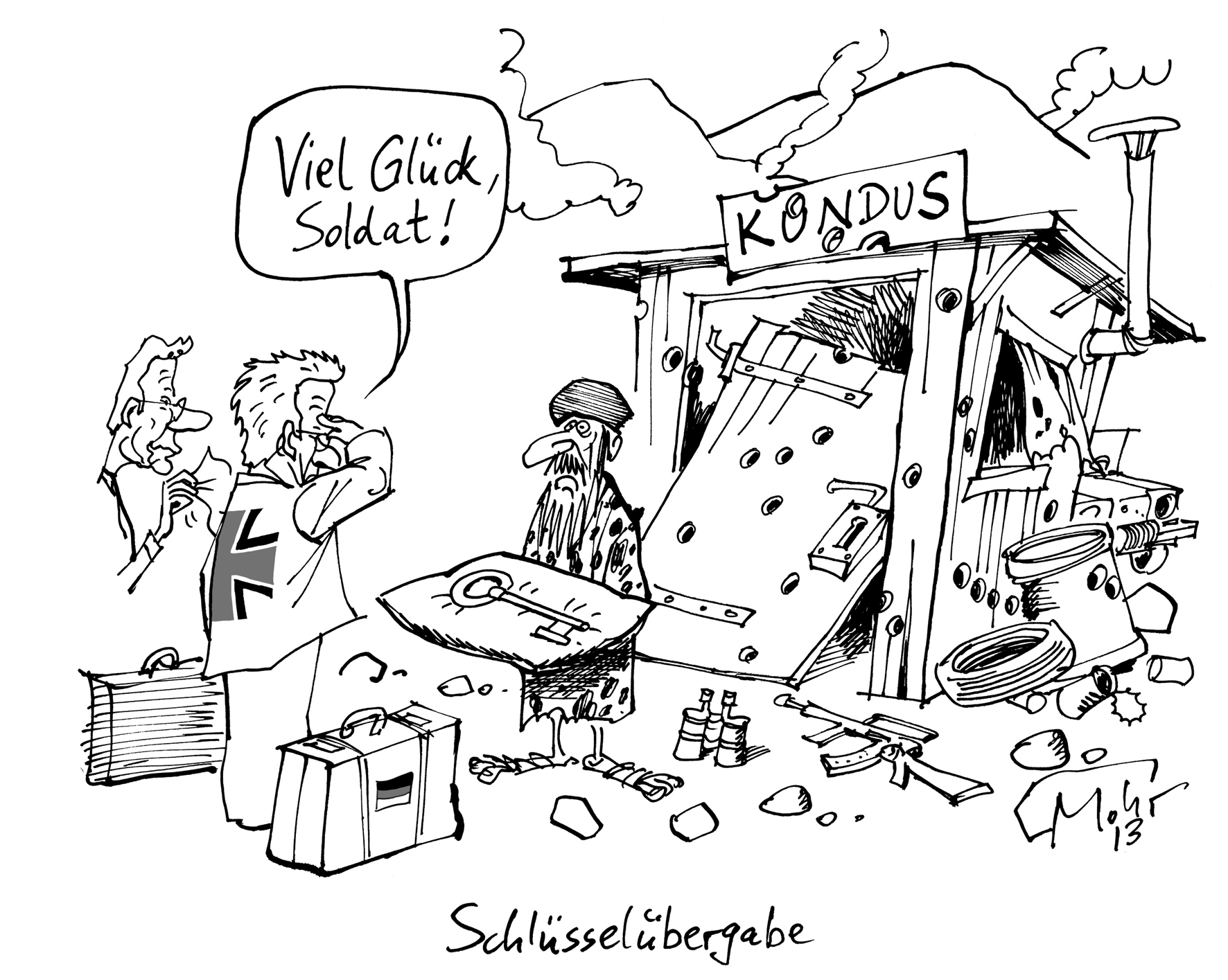 Schlüsselübergabe