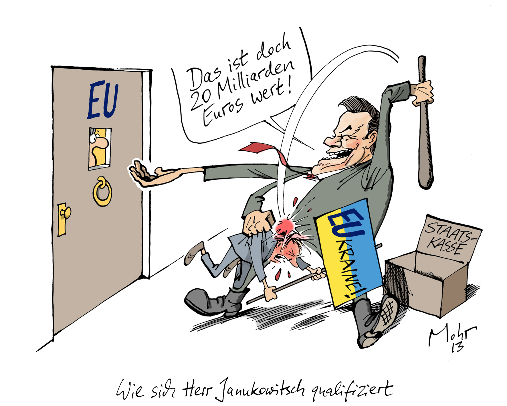 Wie sich Herr Janukaowitsch qualifiziert