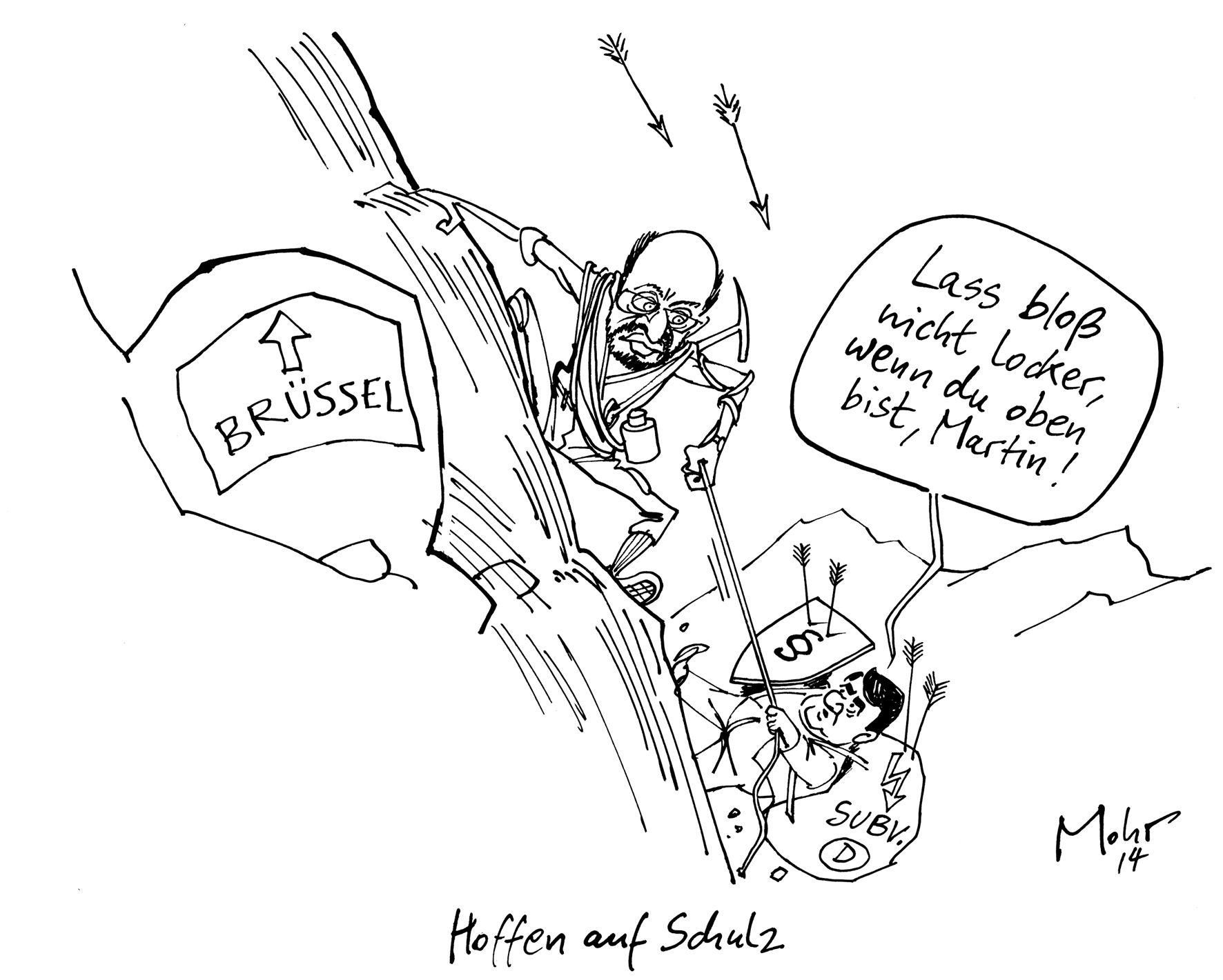 Hoffen auf Schulz