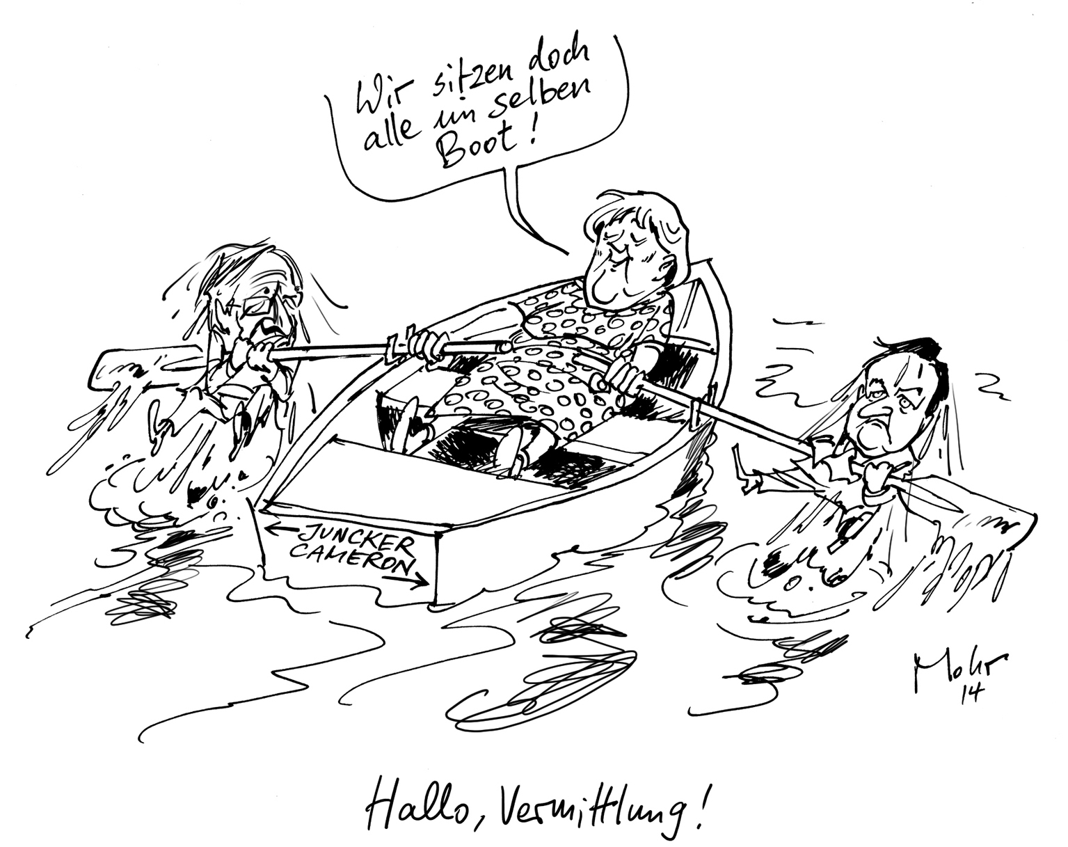 Hallo, Vermittlung!