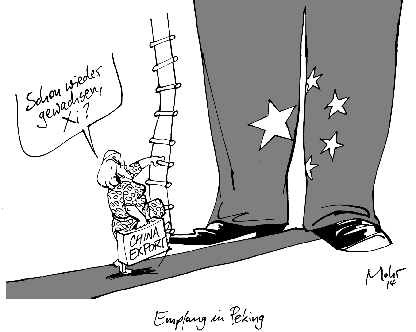 Empfang in Peking
