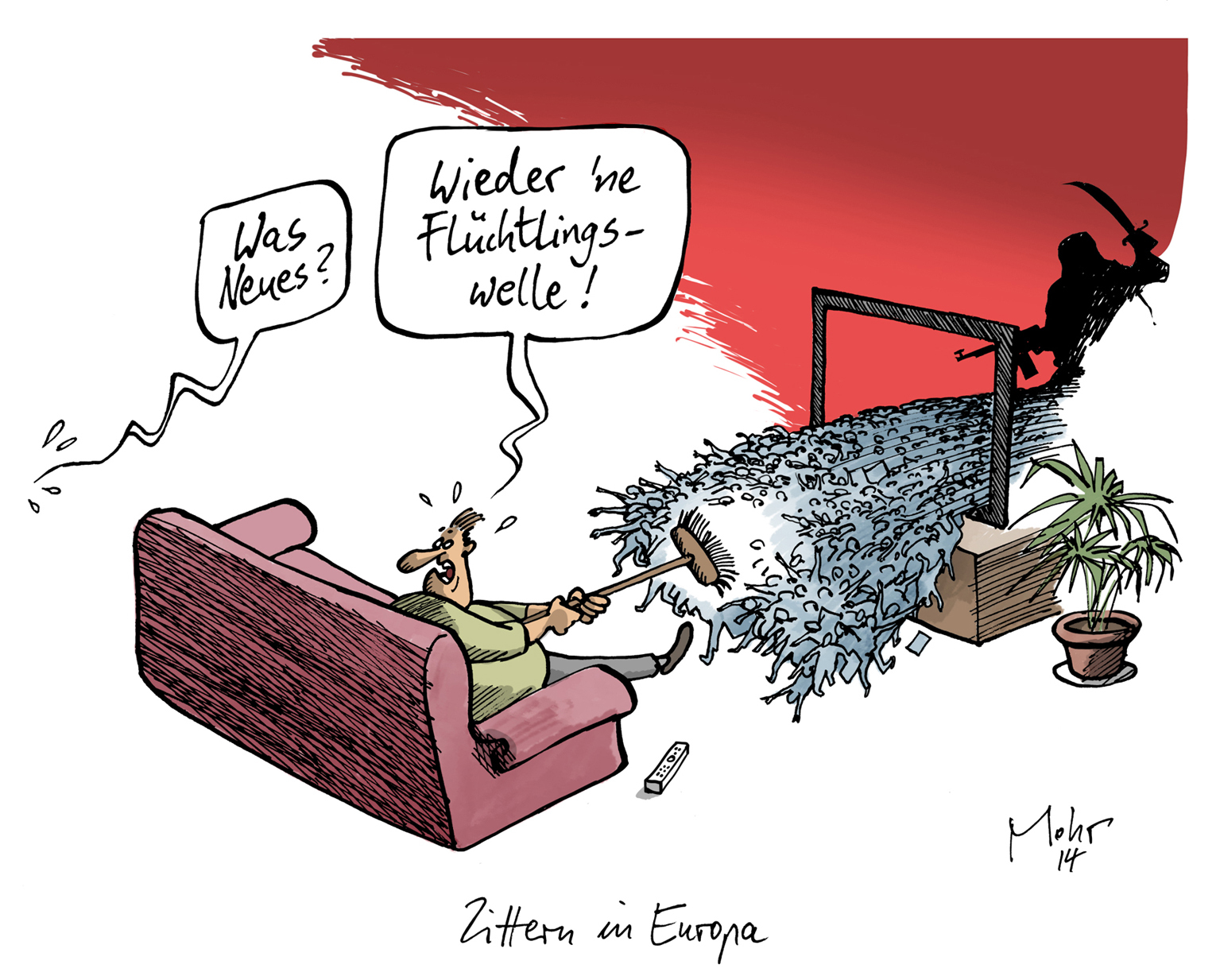 Zittern in Europa