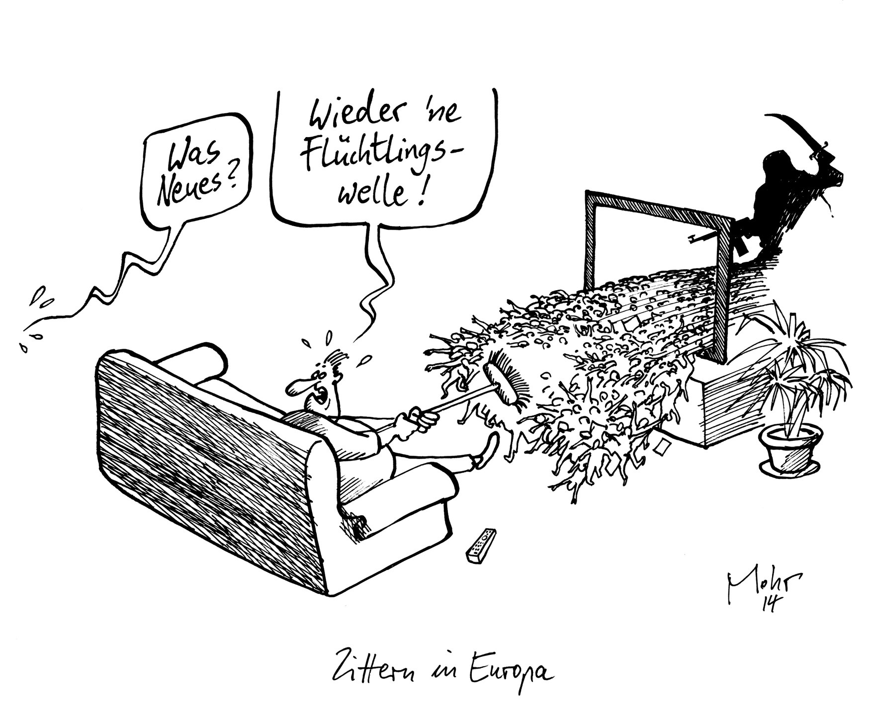 Zittern in Europa