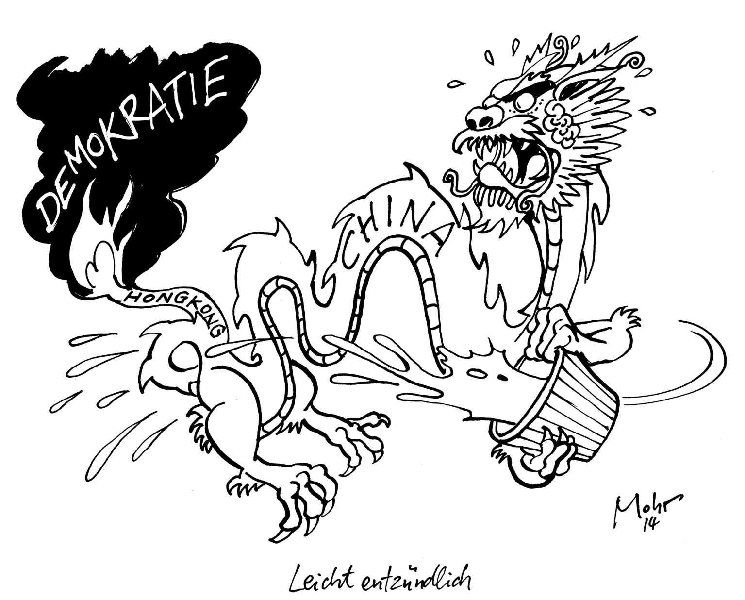 Licht entzündlich